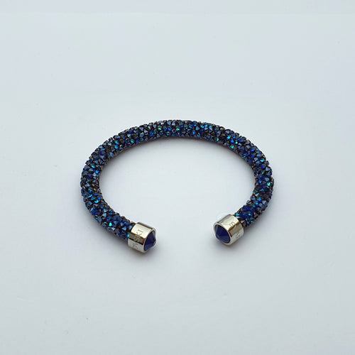 SWAROVSKI Crystaldust Armreif Größe M Blau 5250068