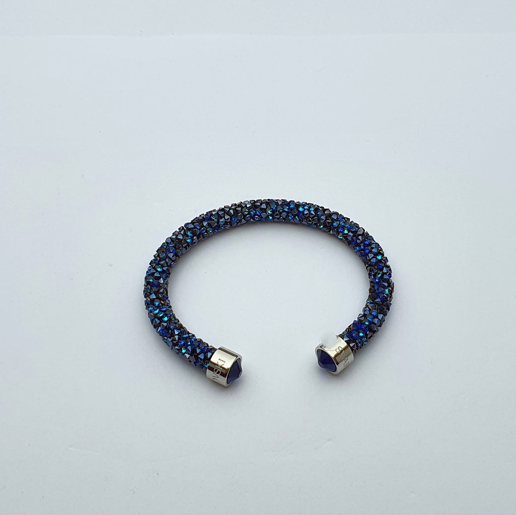 SWAROVSKI Crystaldust Armreif Größe M Blau 5250068