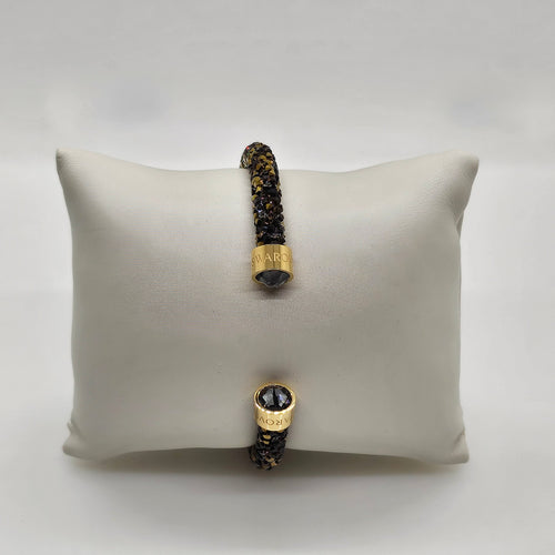 SWAROVSKI Crystaldust Armreif Größe S Dark Gold 5372883 oU