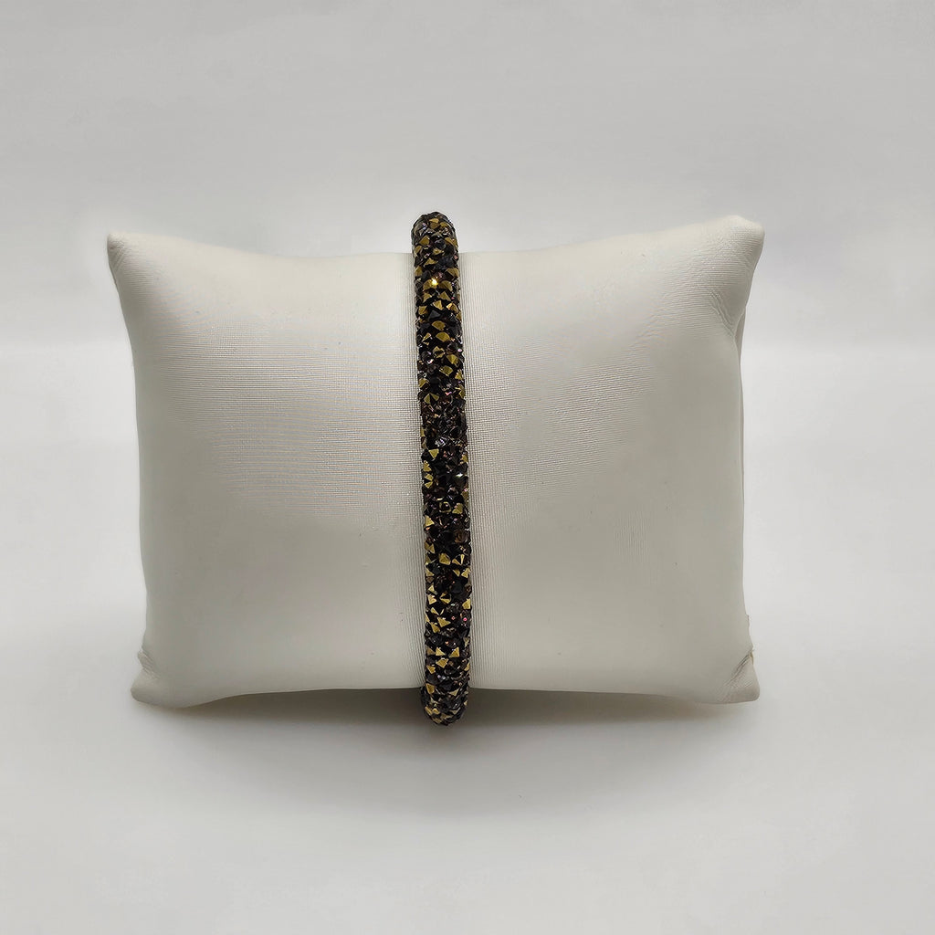 SWAROVSKI Crystaldust Armreif Größe S Dark Gold 5372883 oU