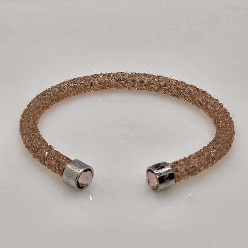 SWAROVSKI Crystaldust Armreif Größe S Rosa Pink 5292444 oU