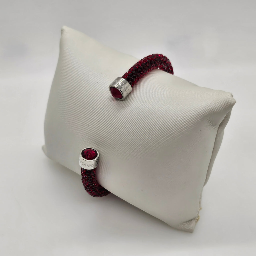 SWAROVSKI Crystaldust Armreif Größe M Rot 5250692 oU
