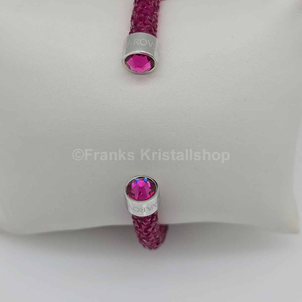 SWAROVSKI Crystaldust Armreif Größe M Fuchsia 5273636