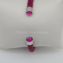 Lade das Bild in den Galerie-Viewer, SWAROVSKI Crystaldust Armreif Größe M Fuchsia 5273636
