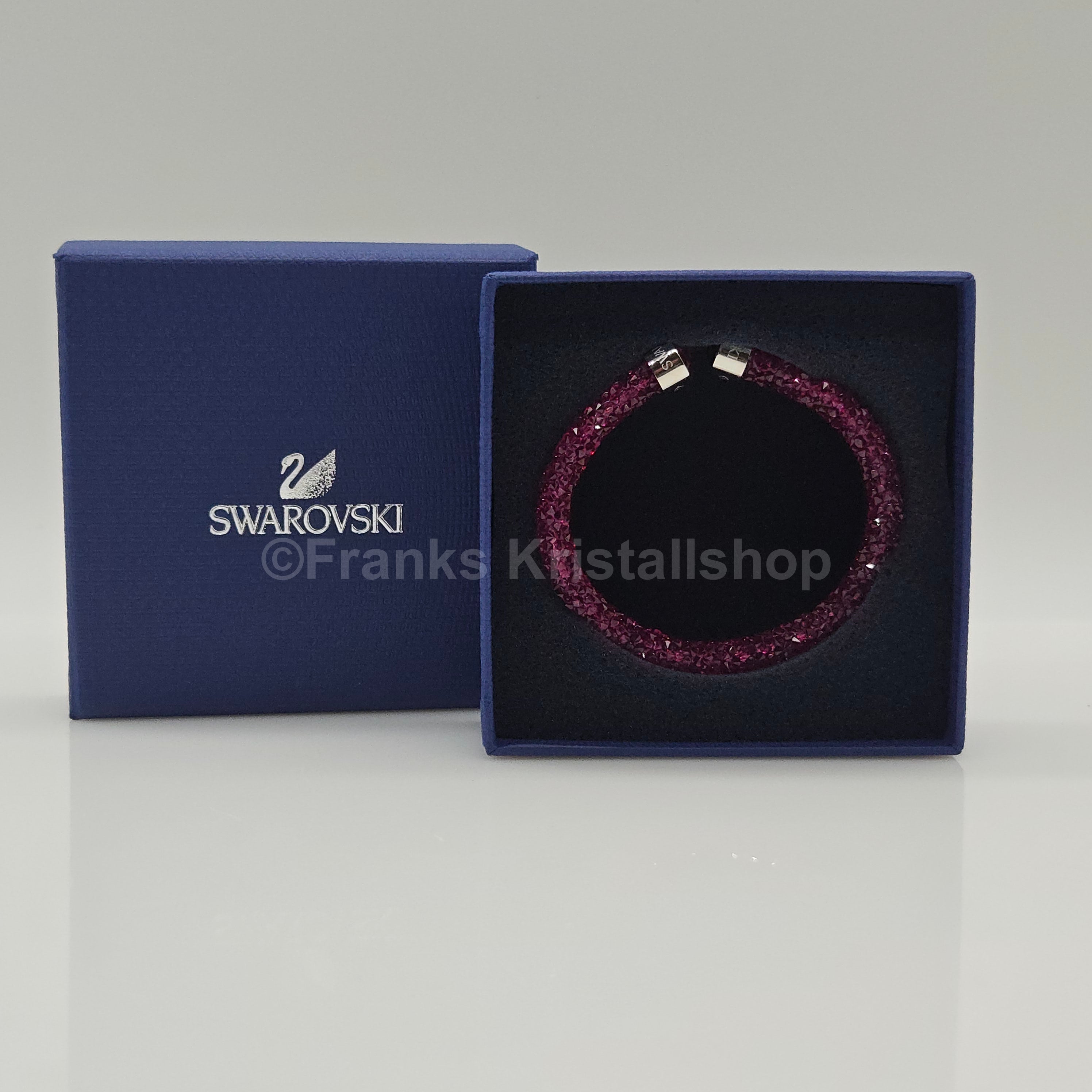 SWAROVSKI Crystaldust Armreif Größe M Fuchsia 5273636