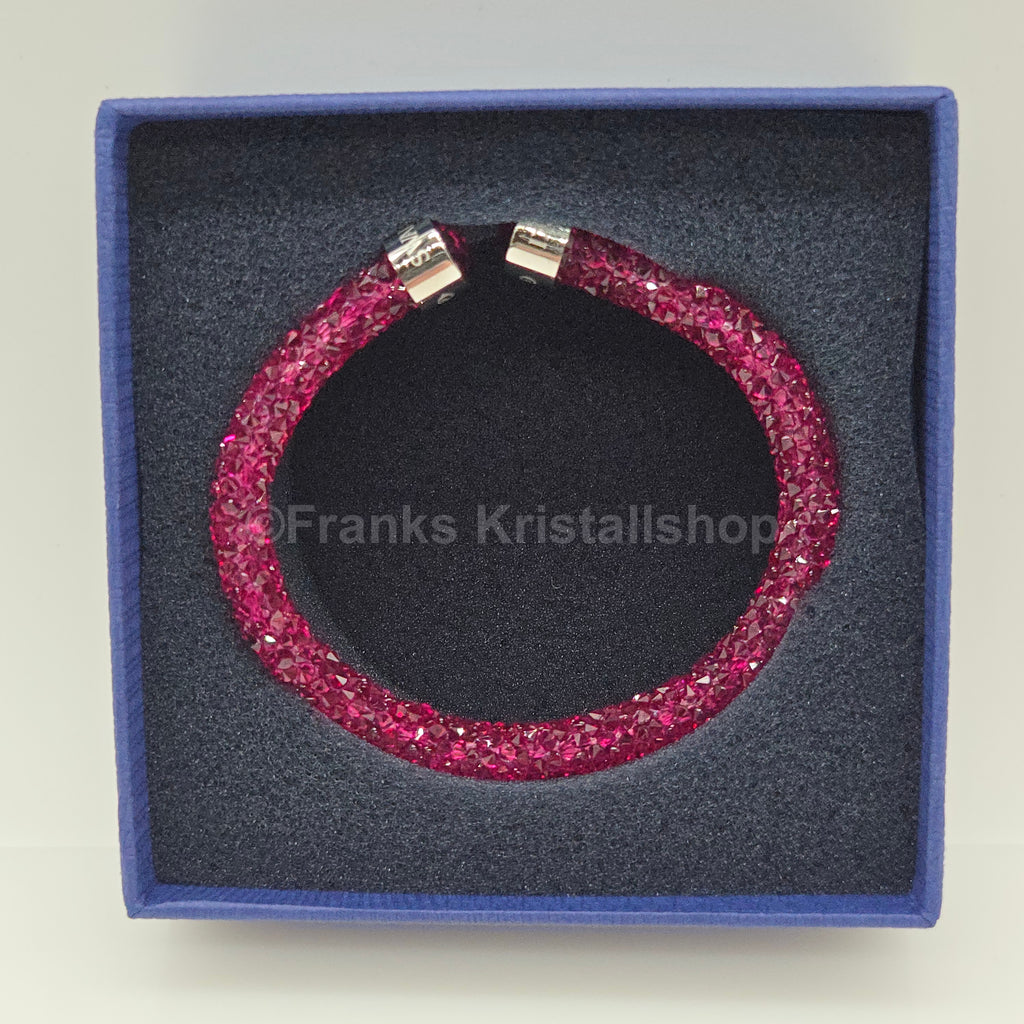 SWAROVSKI Crystaldust Armreif Größe M Fuchsia 5273636