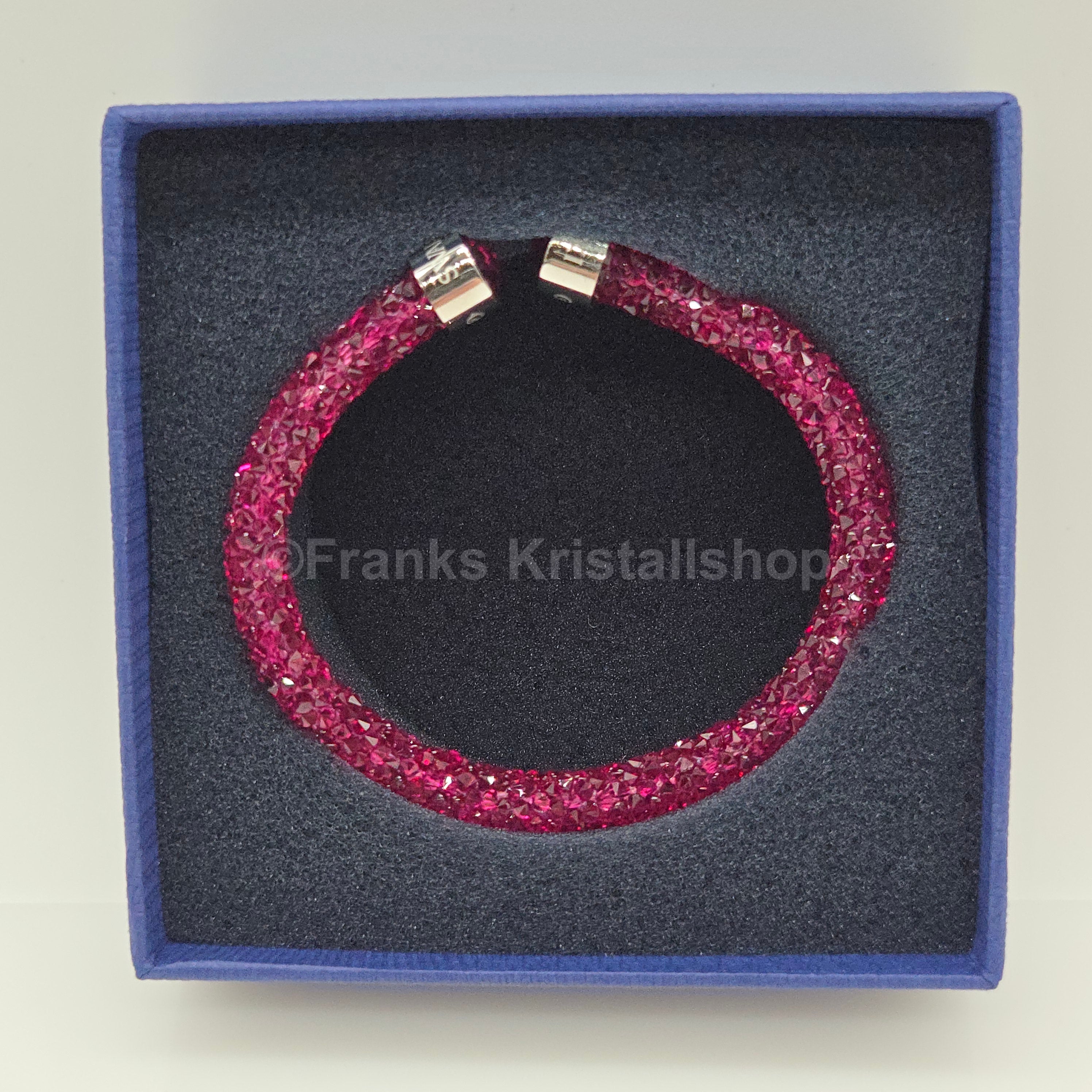 SWAROVSKI Crystaldust Armreif Größe M Fuchsia 5273636