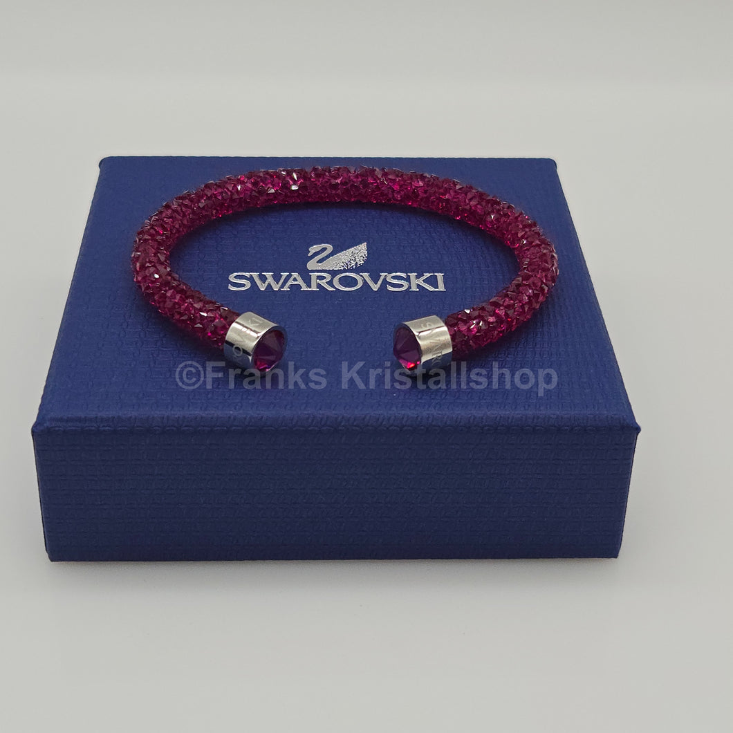 SWAROVSKI Crystaldust Armreif Größe M Fuchsia 5273636