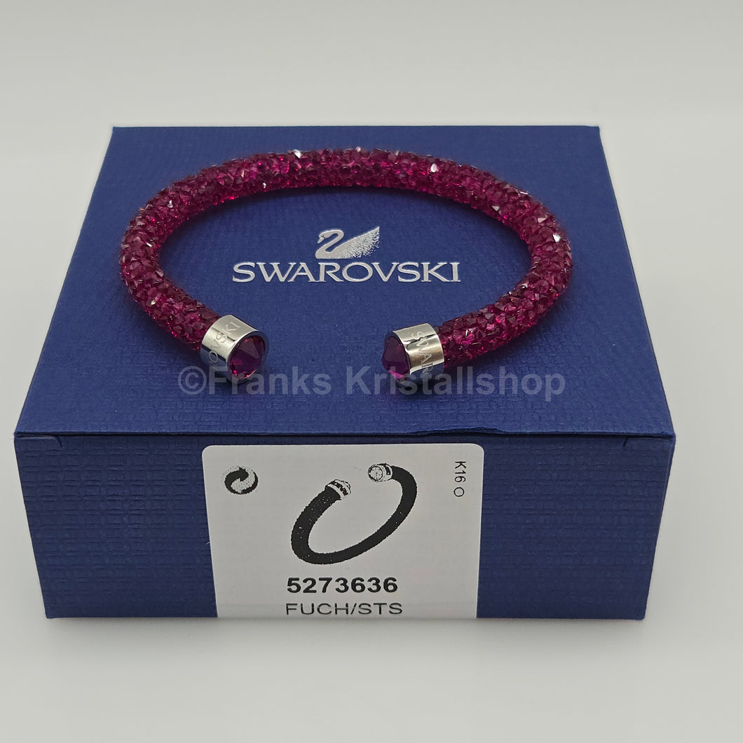 SWAROVSKI Crystaldust Armreif Größe M Fuchsia 5273636