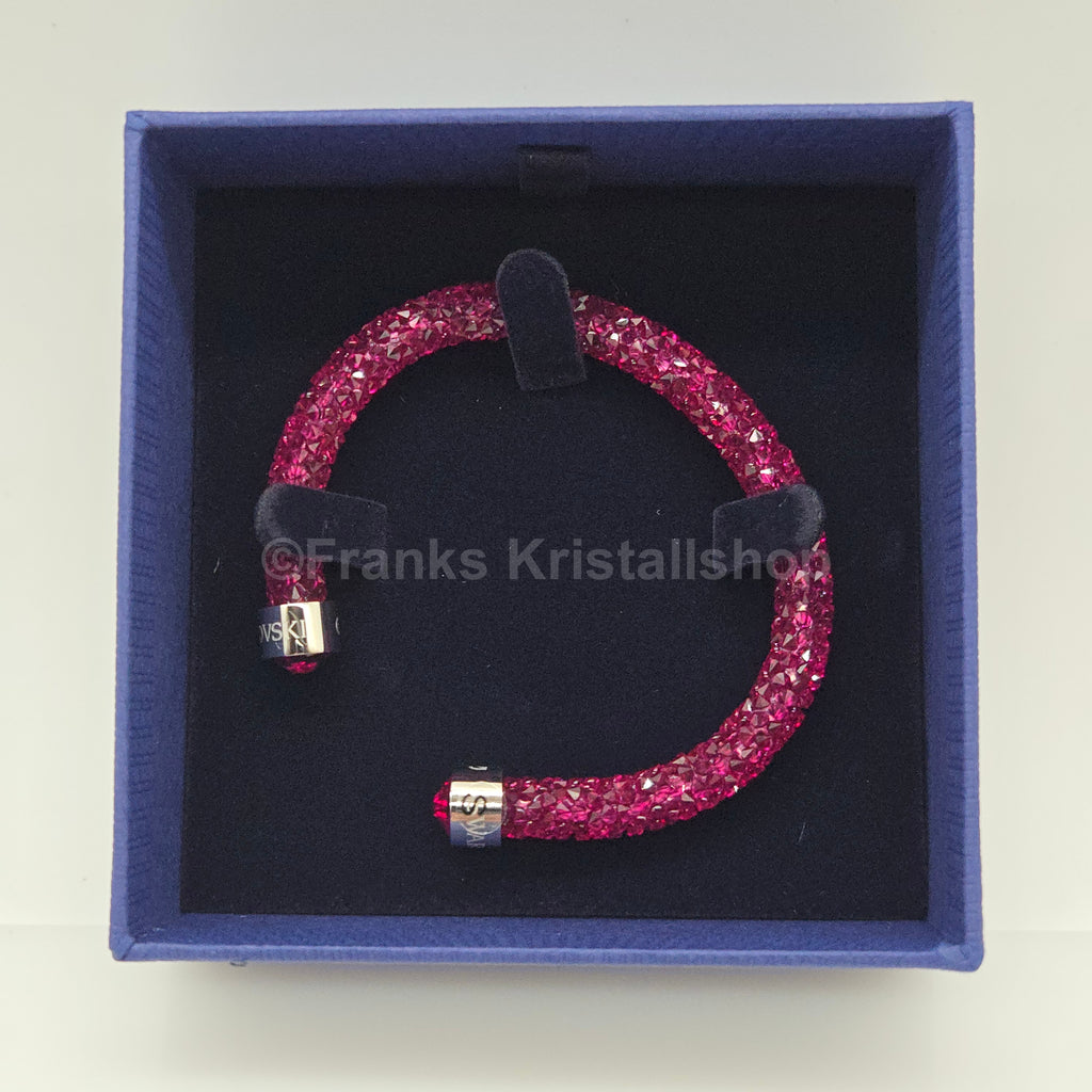 SWAROVSKI Crystaldust Armreif Größe S Fuchsia 5292439