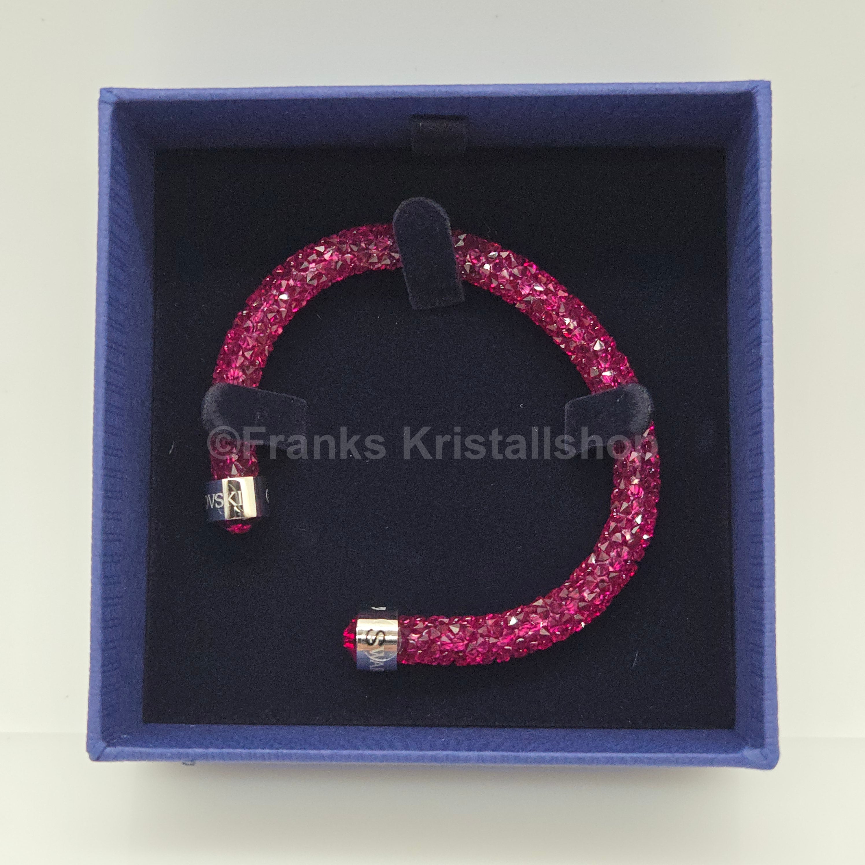 SWAROVSKI Crystaldust Armreif Größe S Fuchsia 5292439