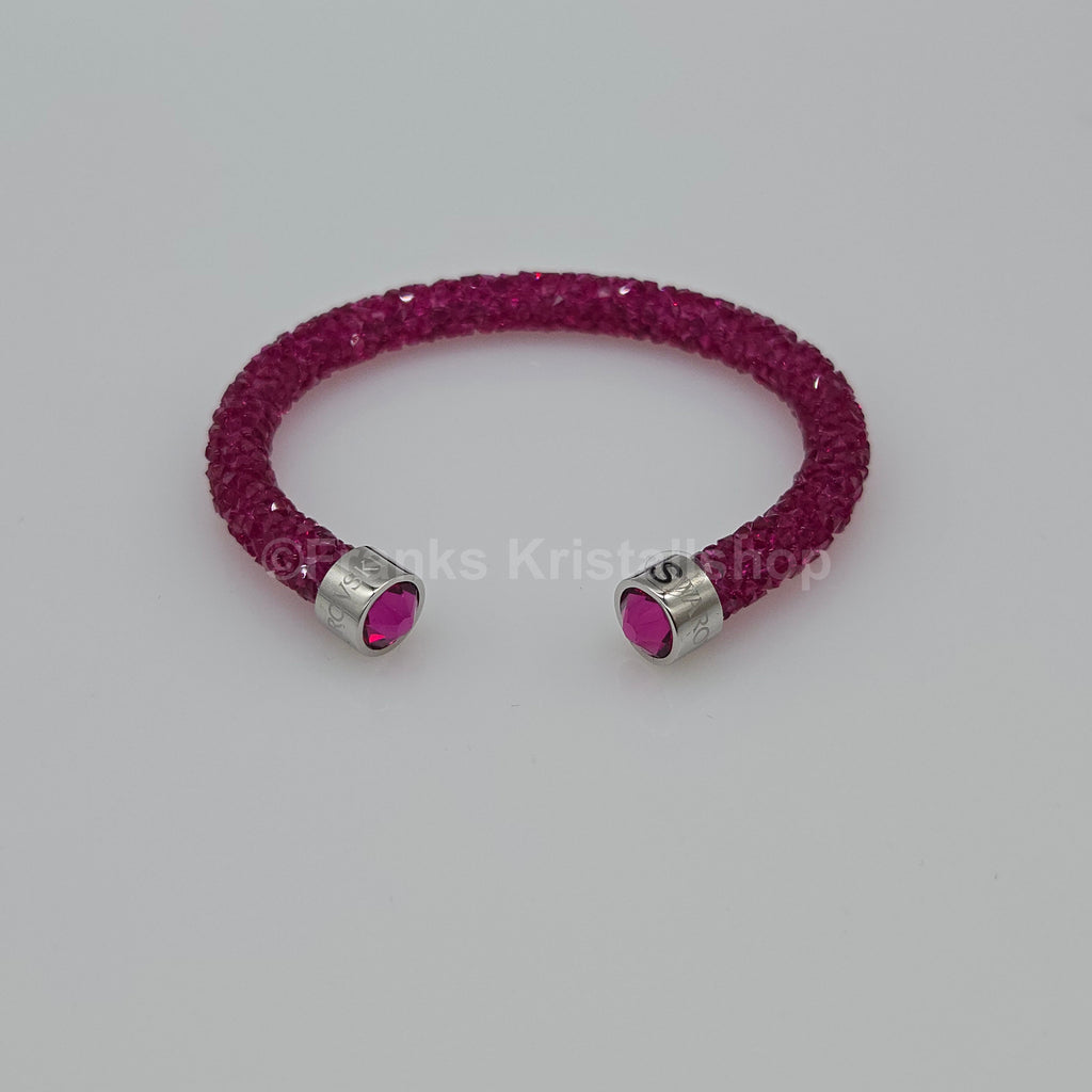 SWAROVSKI Crystaldust Armreif Größe S Fuchsia 5292439
