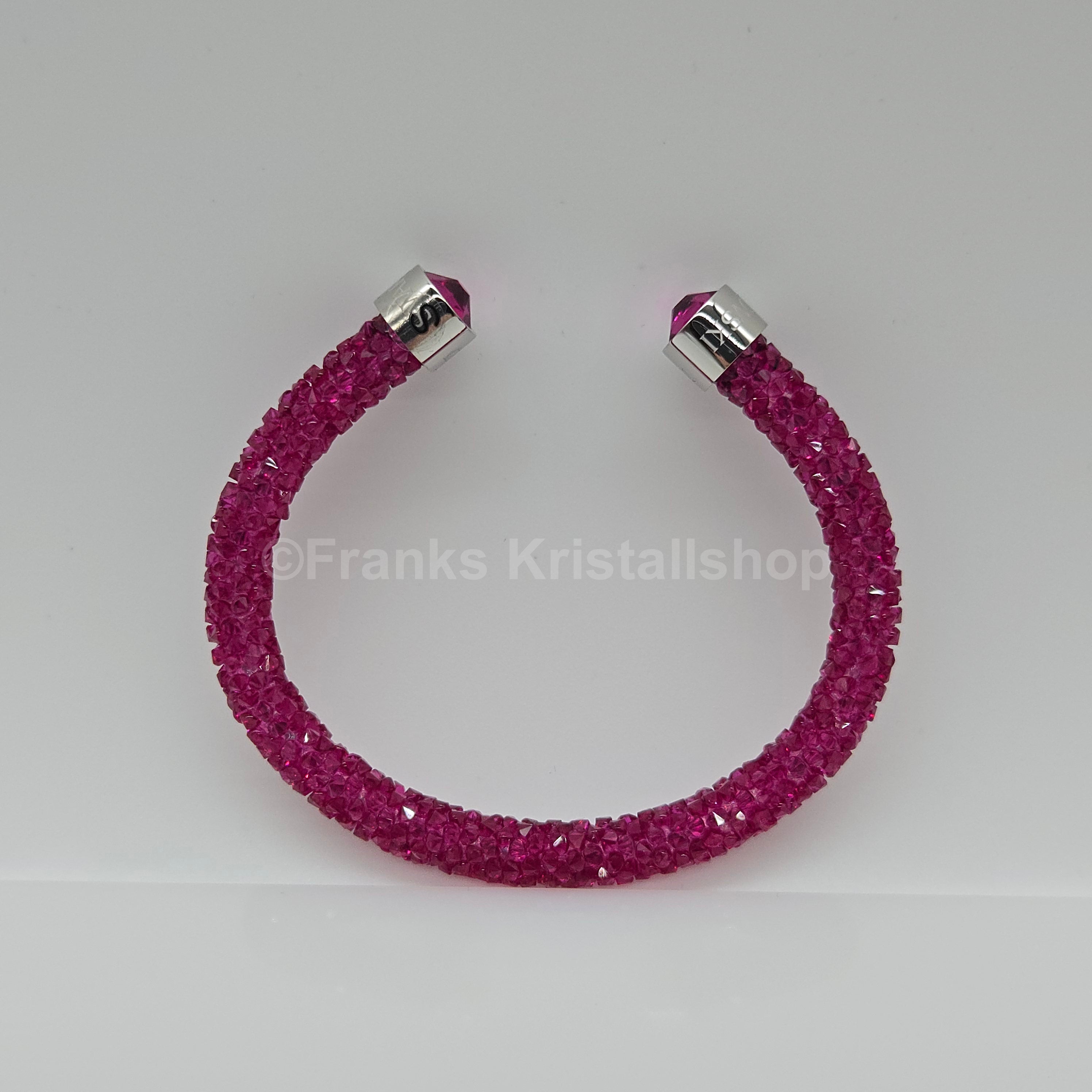 SWAROVSKI Crystaldust Armreif Größe S Fuchsia 5292439