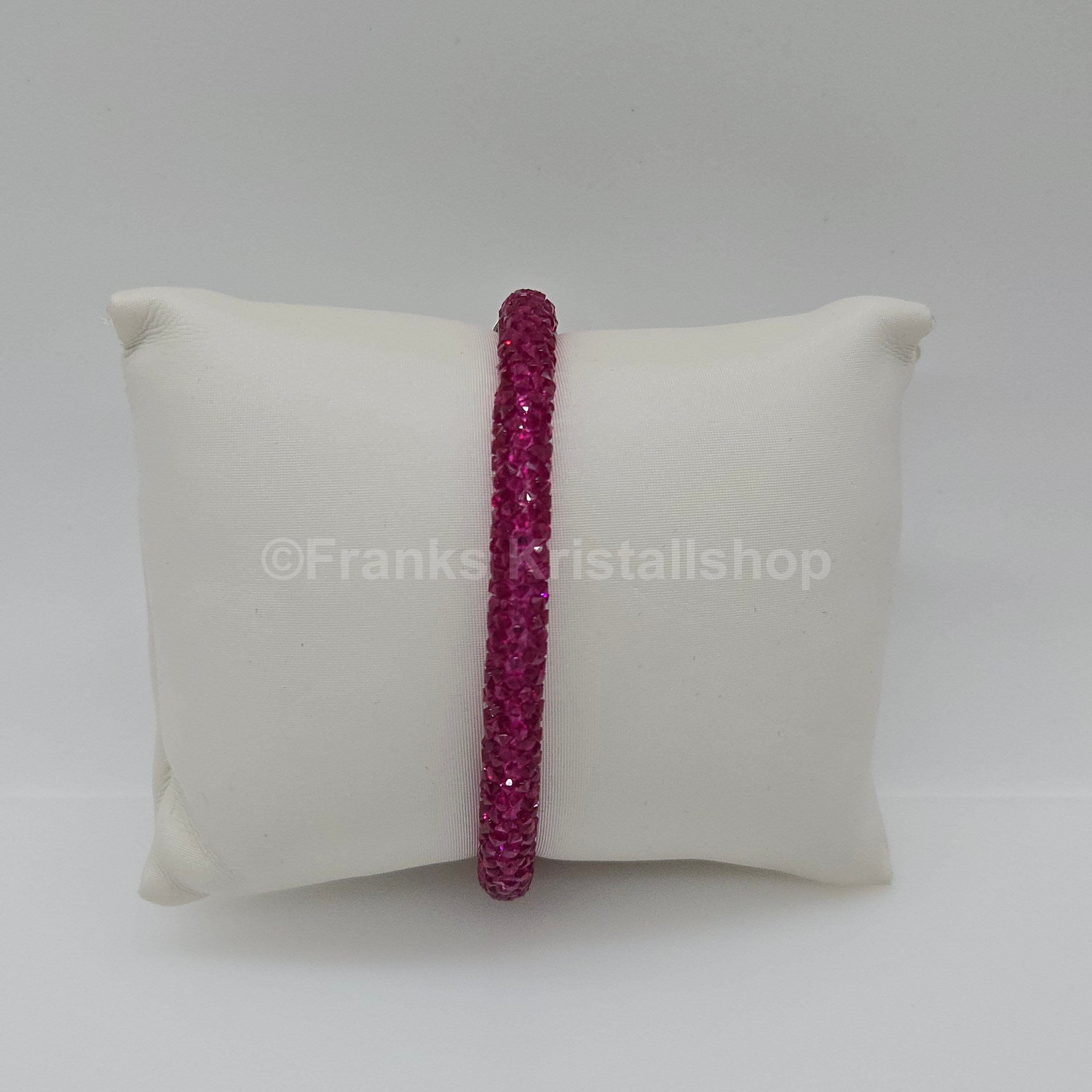 SWAROVSKI Crystaldust Armreif Größe S Fuchsia 5292439