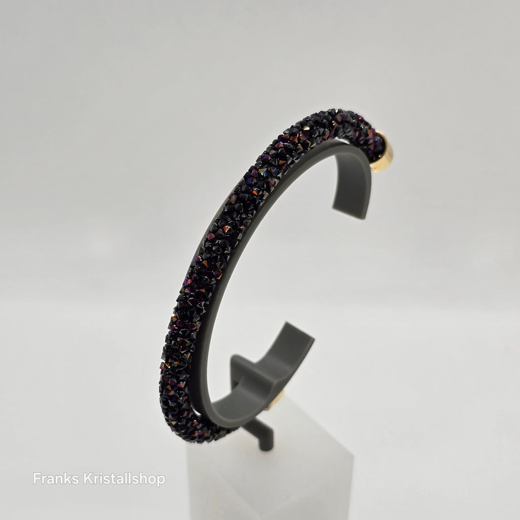 SWAROVSKI Crystaldust Armreif Größe S Gold Bunt 5380087 oU