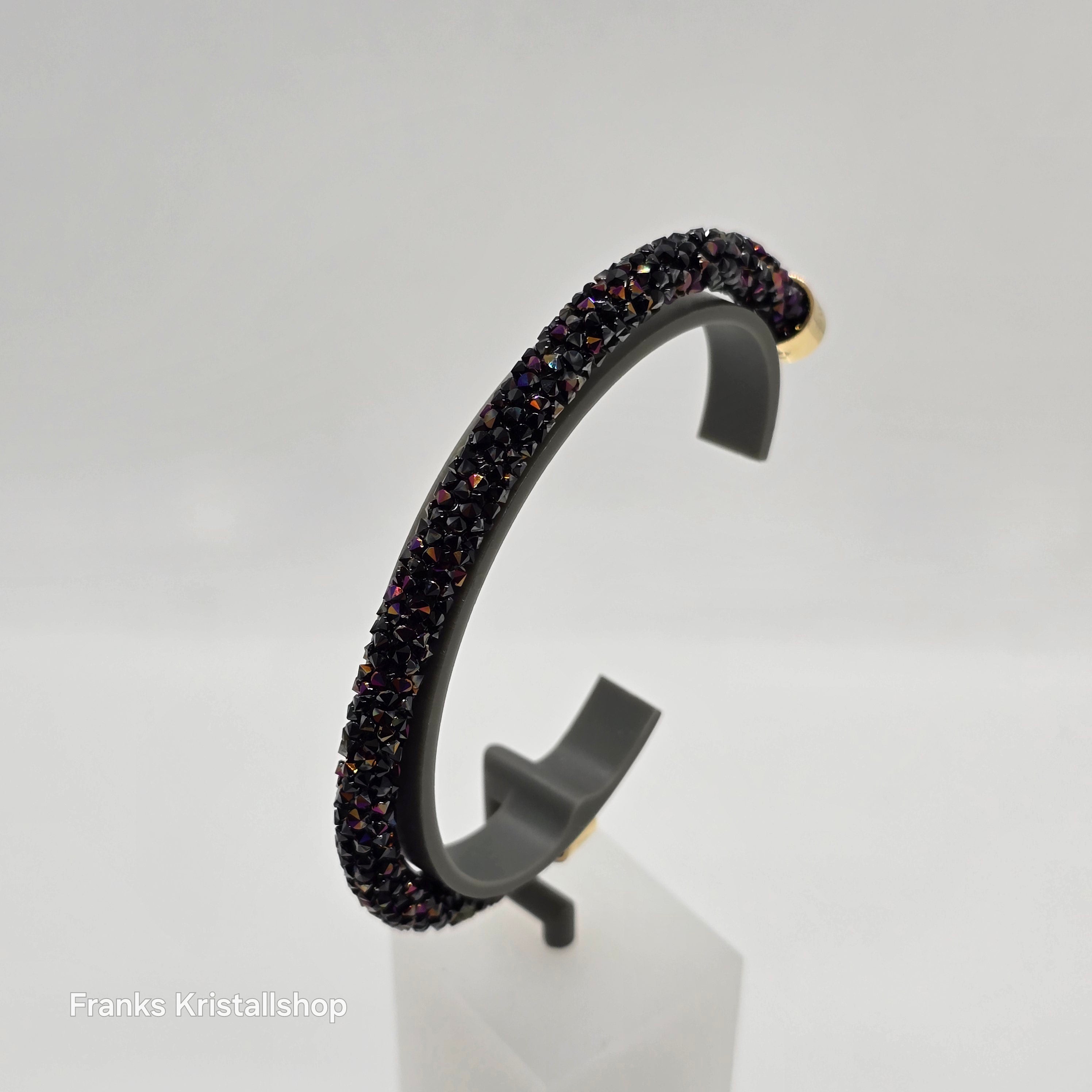 SWAROVSKI Crystaldust Armreif Größe S Gold Bunt 5380087 oU