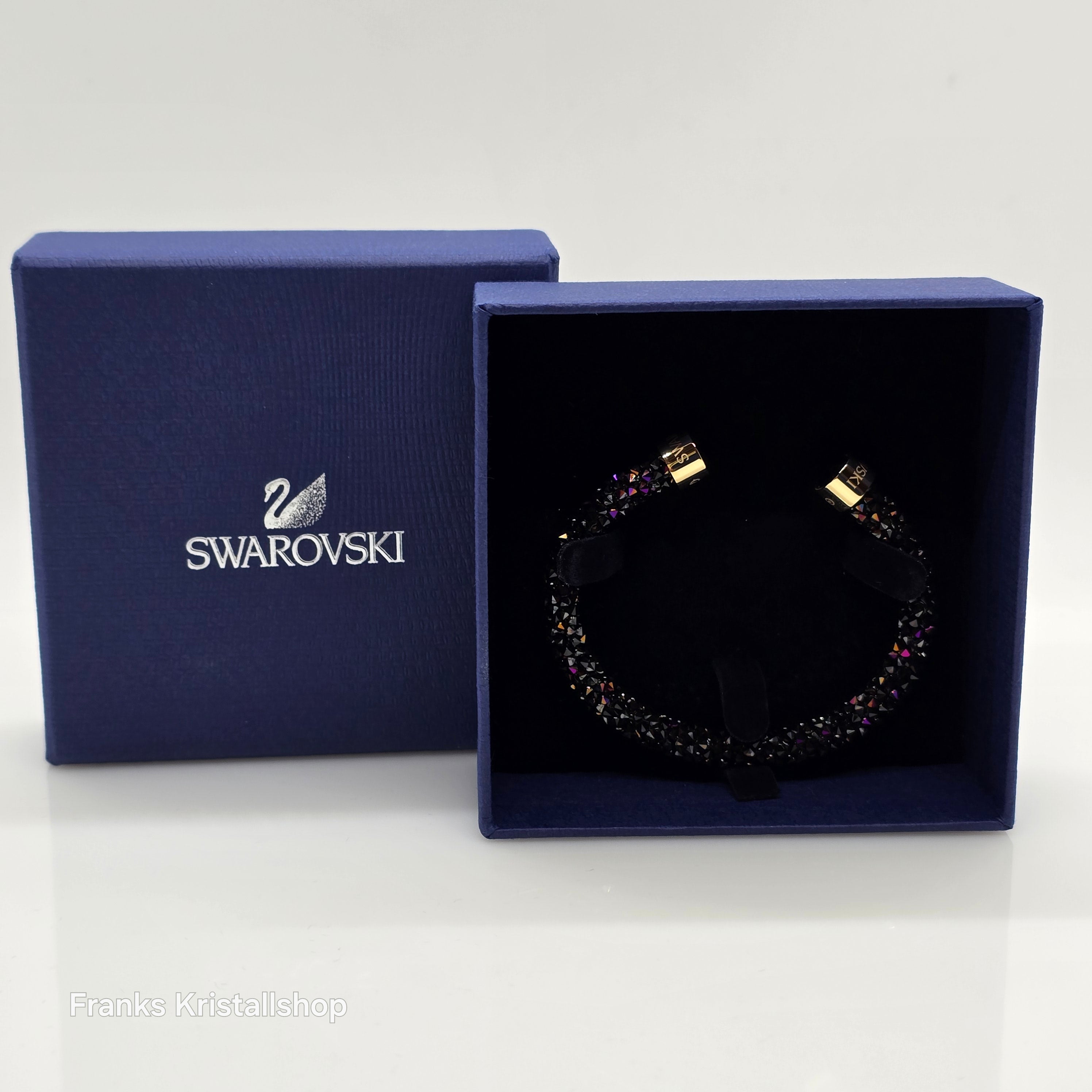 SWAROVSKI Crystaldust Armreif Größe S Gold Bunt 5380087 oU