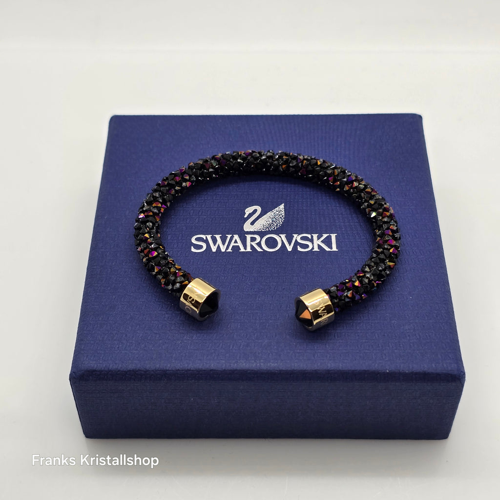SWAROVSKI Crystaldust Armreif Größe S Gold Bunt 5380087 oU