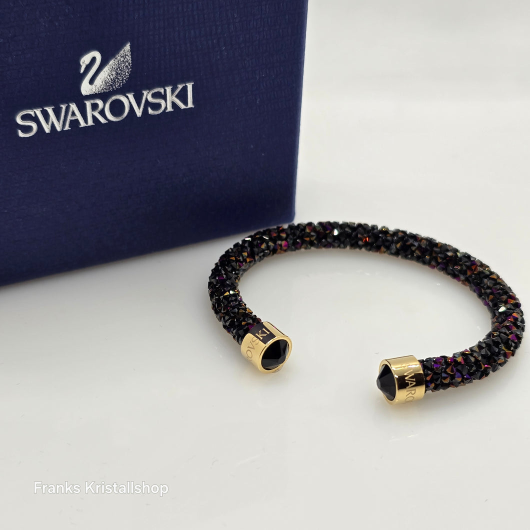 SWAROVSKI Crystaldust Armreif Größe S Gold Bunt 5380087