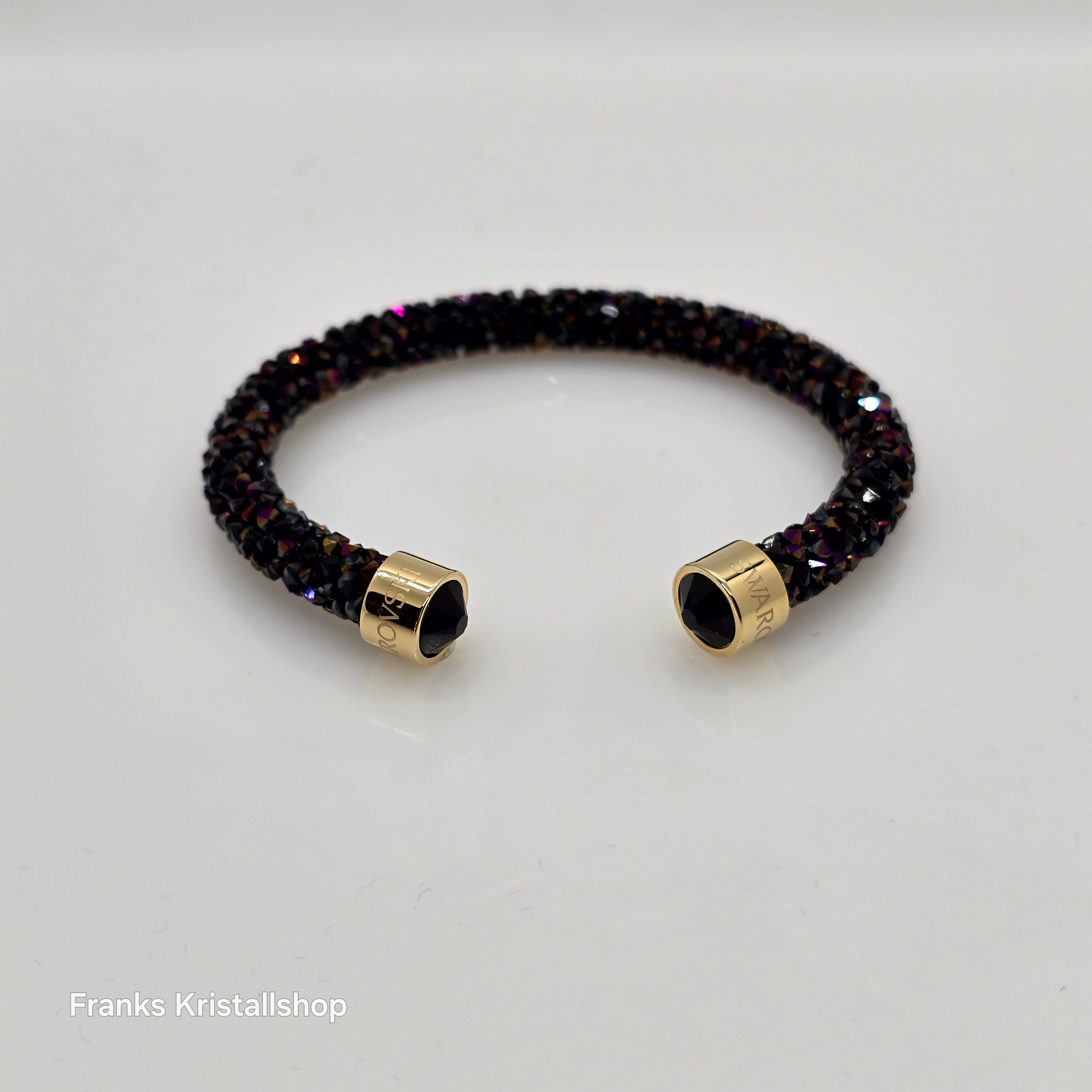SWAROVSKI Crystaldust Armreif Größe S Gold Bunt 5380087 oU