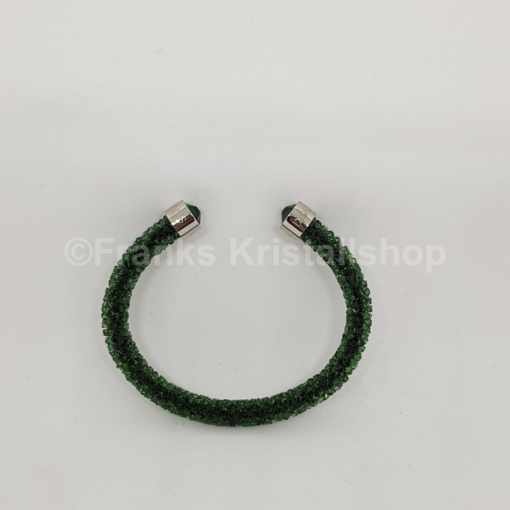 SWAROVSKI Crystaldust Armreif Größe S Grün 5273637 oU