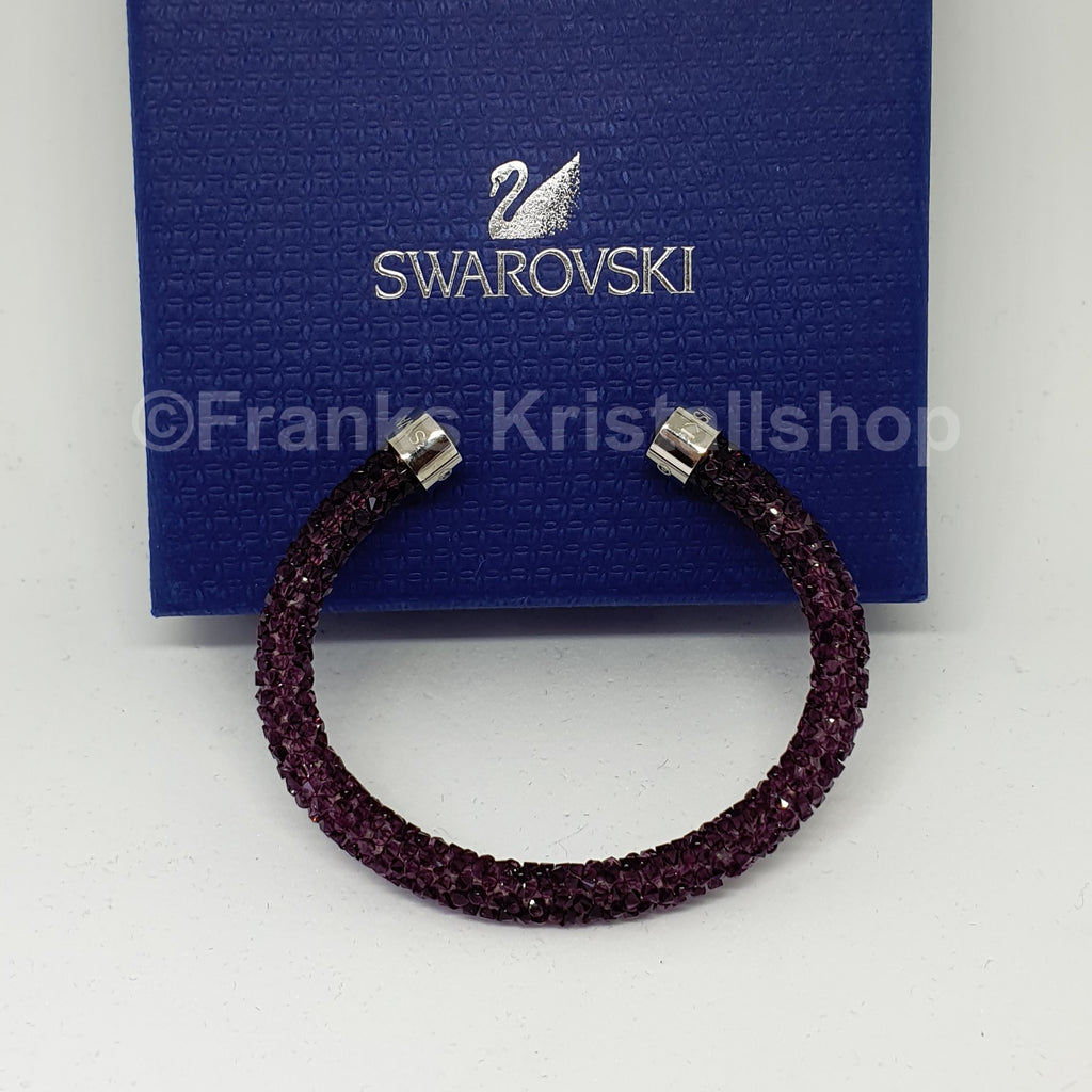 SWAROVSKI Crystaldust Armreif Herz Violett Lila Größe S 5292447
