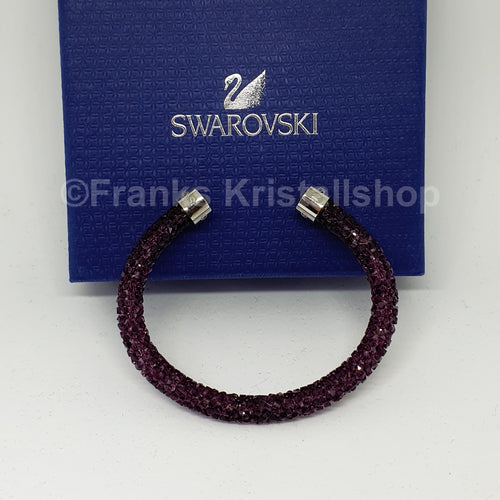 SWAROVSKI Crystaldust Armreif Herz Violett Lila Größe S 5292447