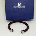 SWAROVSKI Crystaldust Armreif Herz Violett Lila Größe S 5292447