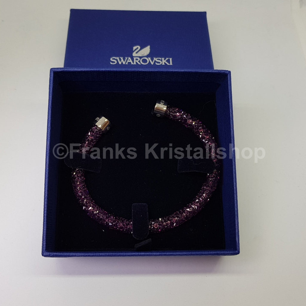 SWAROVSKI Crystaldust Armreif Herz Violett Lila Größe M 5278499 oU