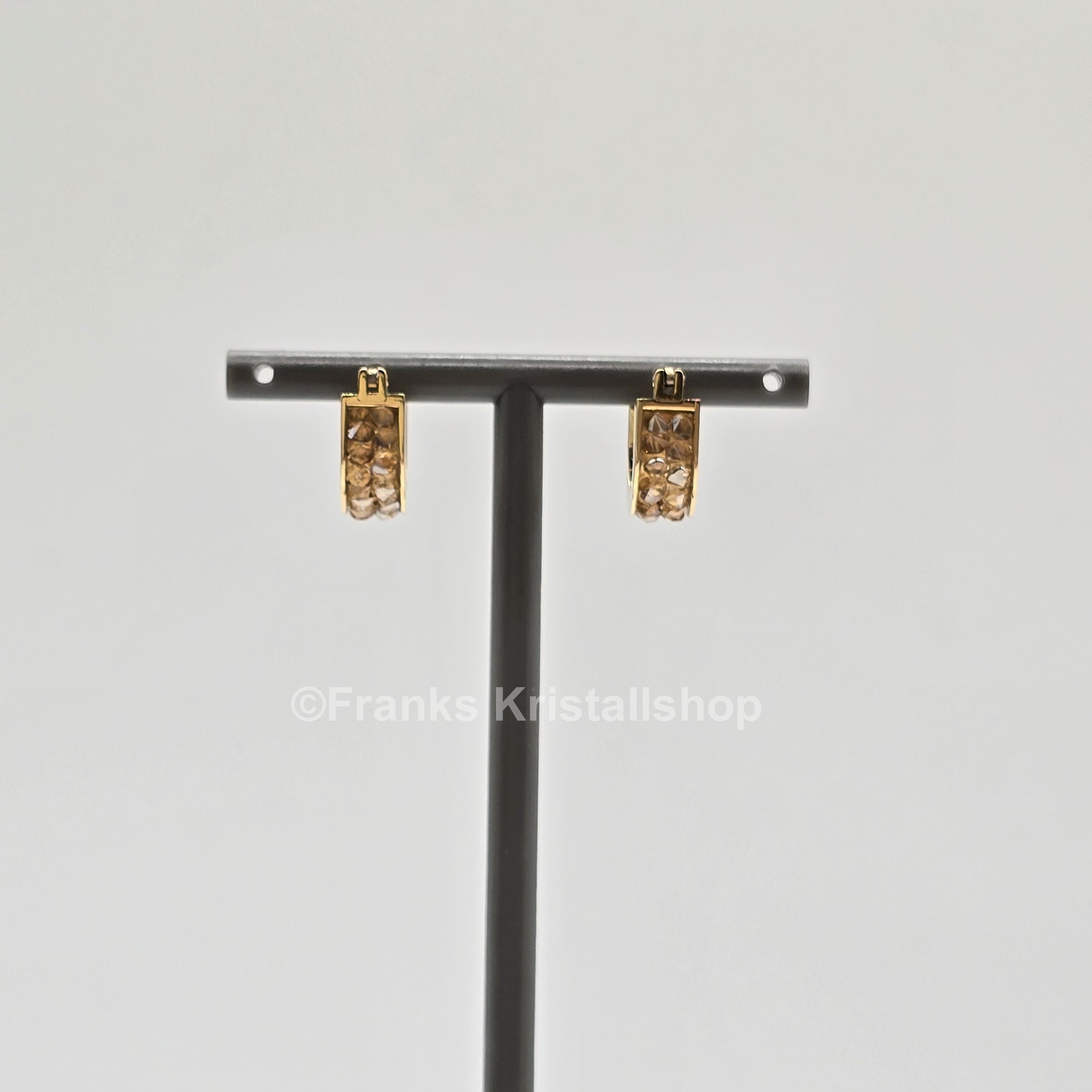 SWAROVSKI Crystaldust Ohrstecker, Weiß, Goldlegierungsschicht 5273880 oU