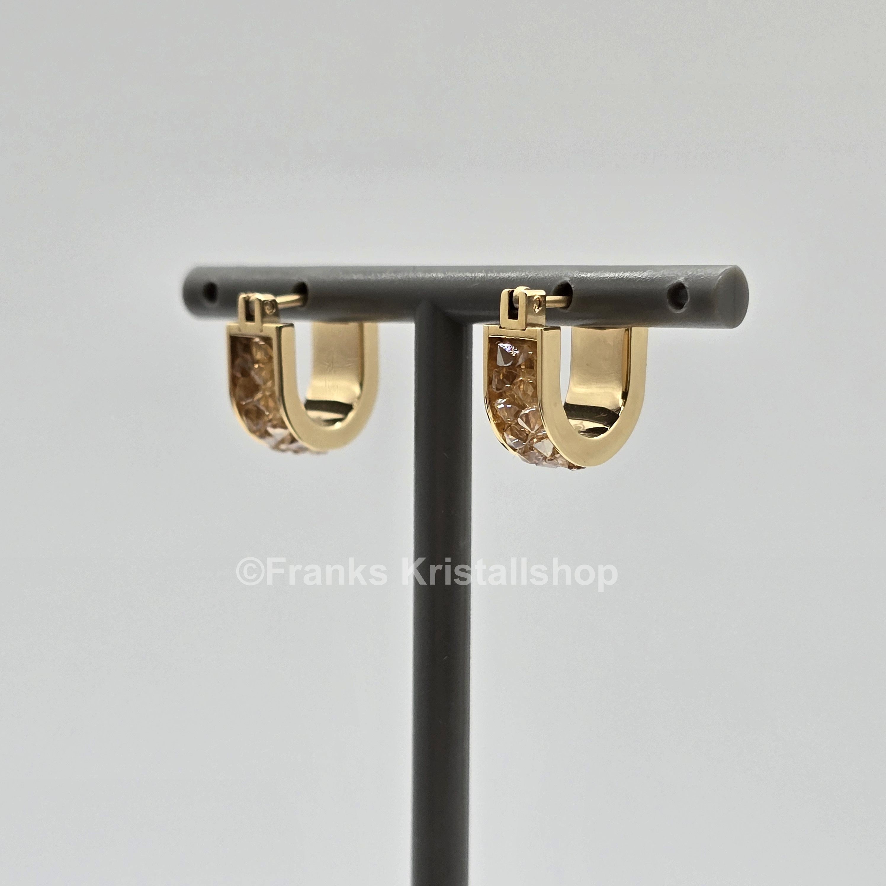 SWAROVSKI Crystaldust Ohrstecker, Weiß, Goldlegierungsschicht 5273880 oU