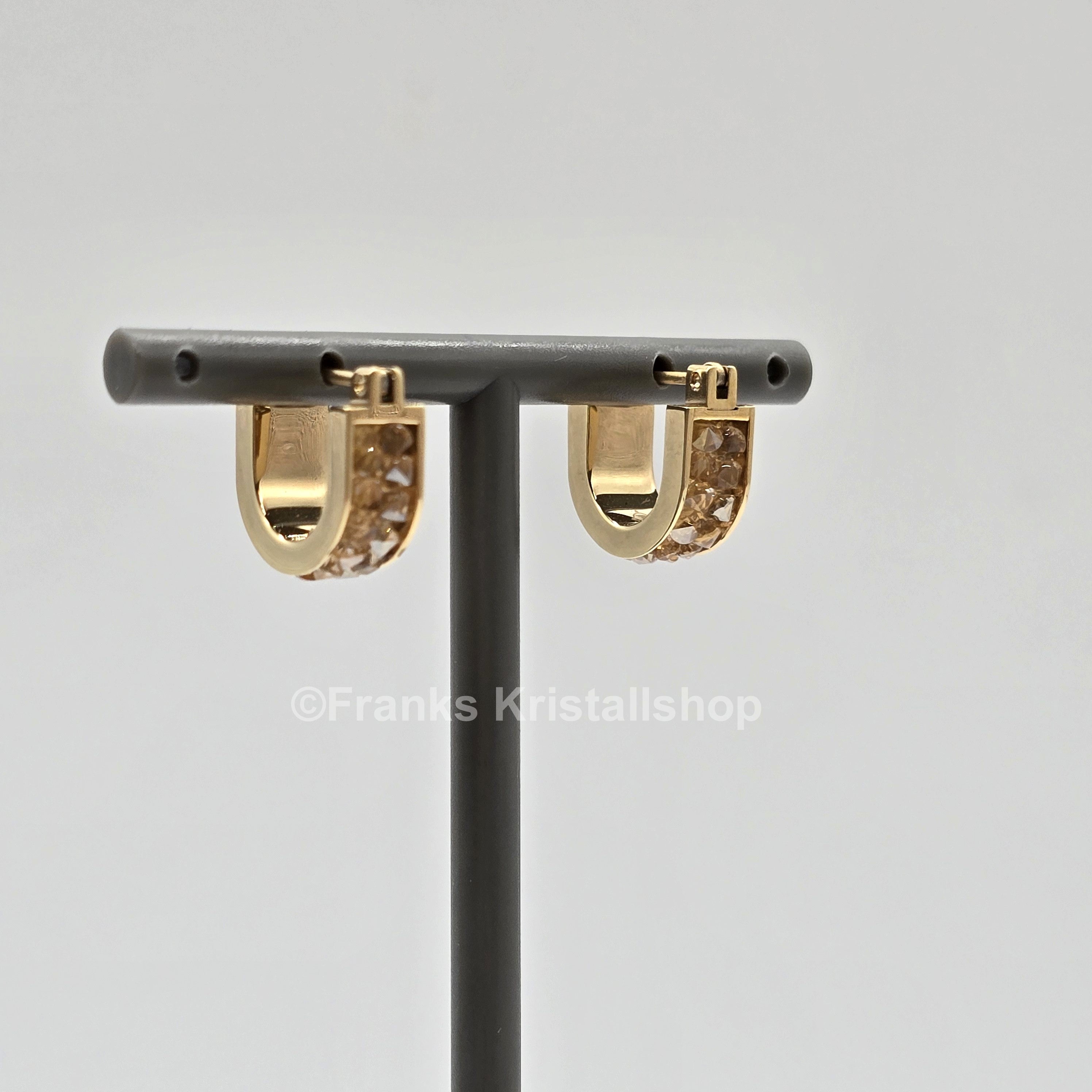 SWAROVSKI Crystaldust Ohrstecker, Weiß, Goldlegierungsschicht 5273880 oU