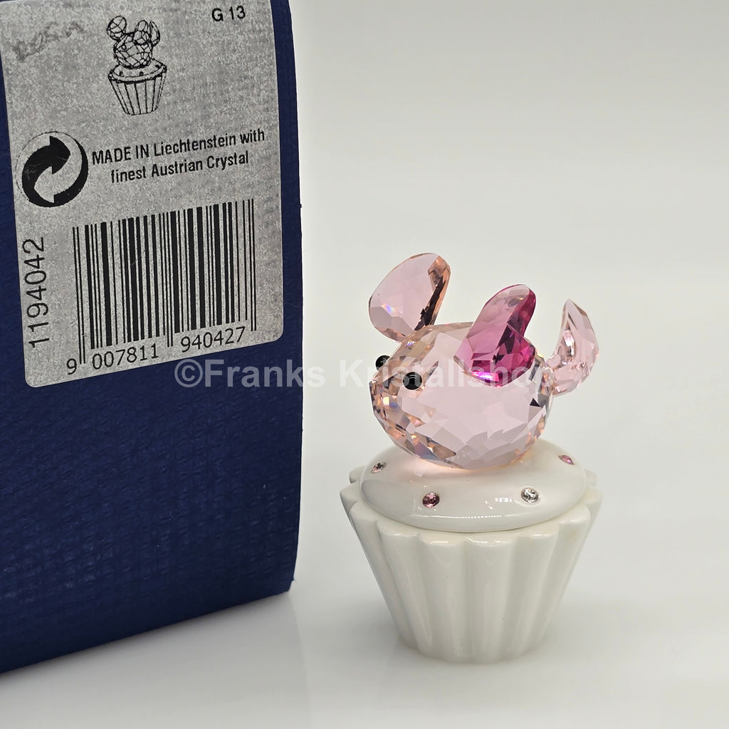 SWAROVSKI Memories Cupcake Dose Zahndose Mit Maus Rosa 1194042