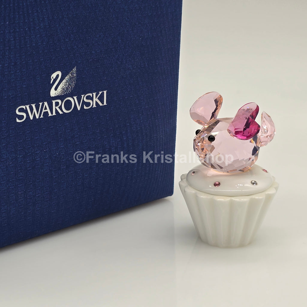 SWAROVSKI Memories Cupcake Dose Zahndose Mit Maus Rosa 1194042