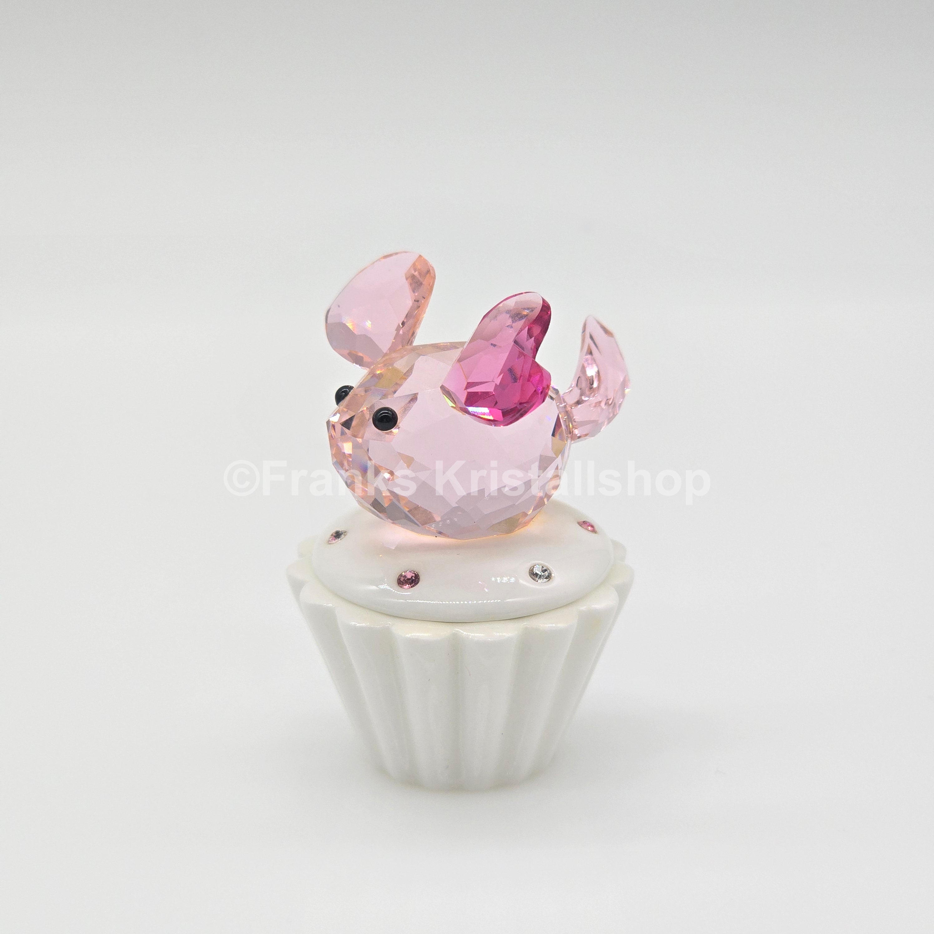 SWAROVSKI Memories Cupcake Dose Zahndose Mit Maus Rosa 1194042
