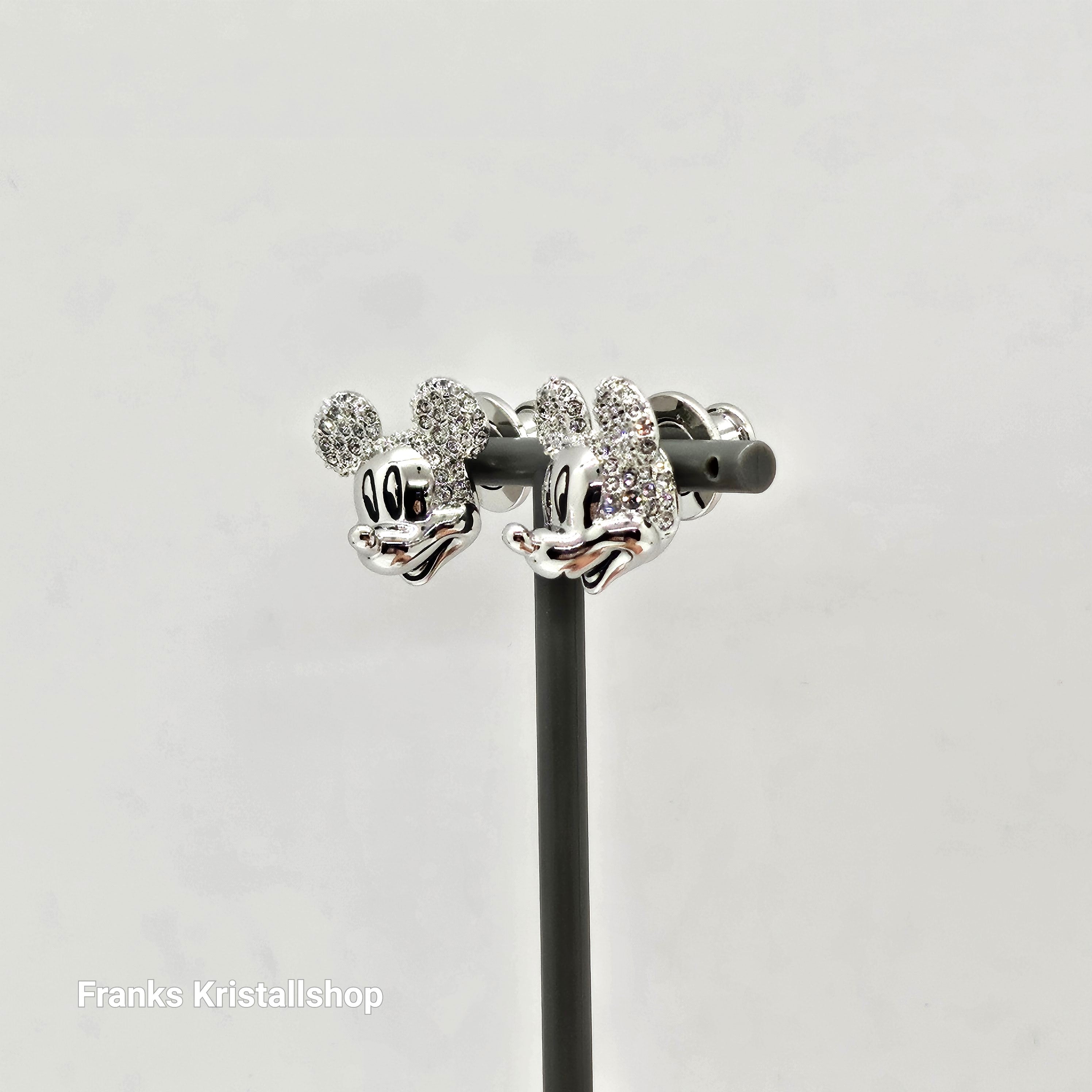 SWAROVSKI DISNEY100 Mickey Mouse Ohrstecker Weiß, Rhodiniert 5668781