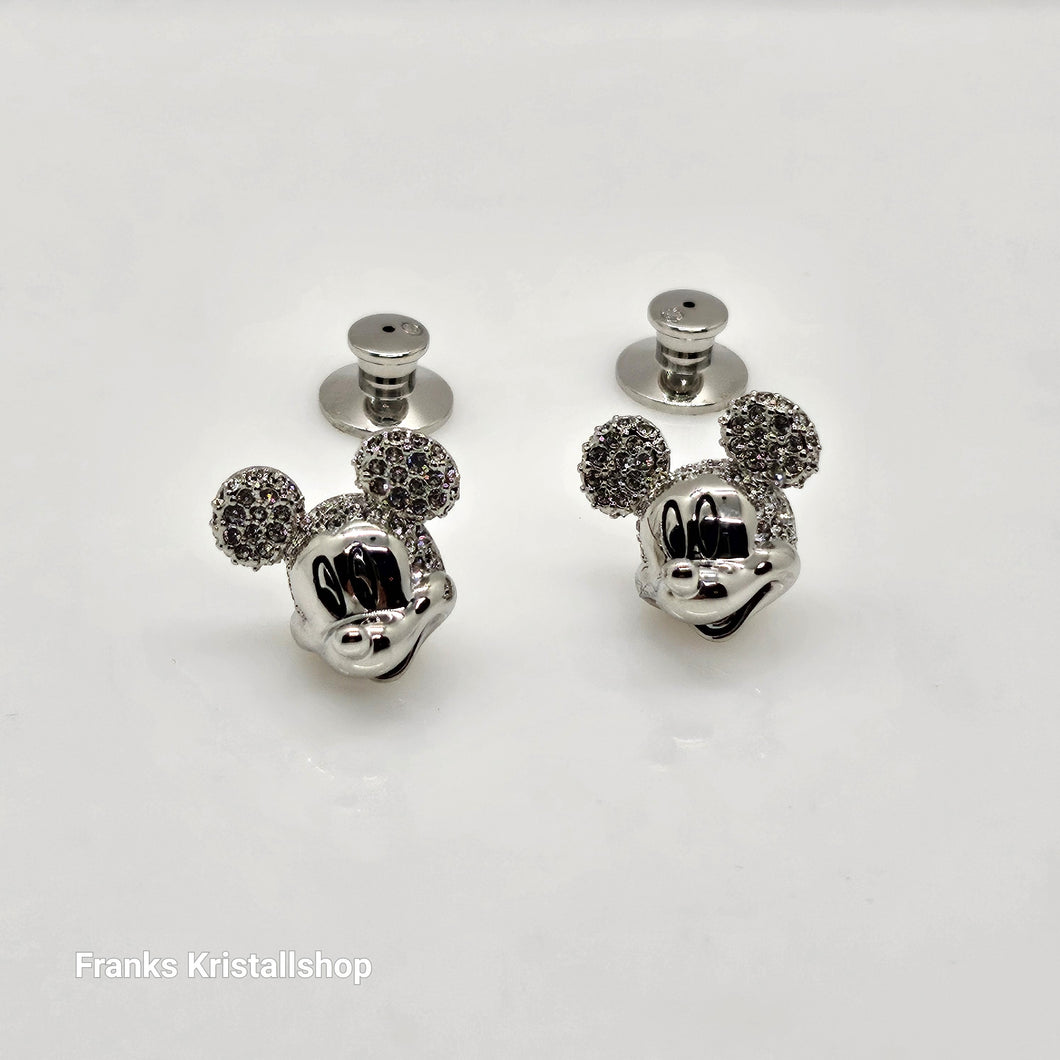 SWAROVSKI DISNEY100 Mickey Mouse Ohrstecker Weiß, Rhodiniert 5668781