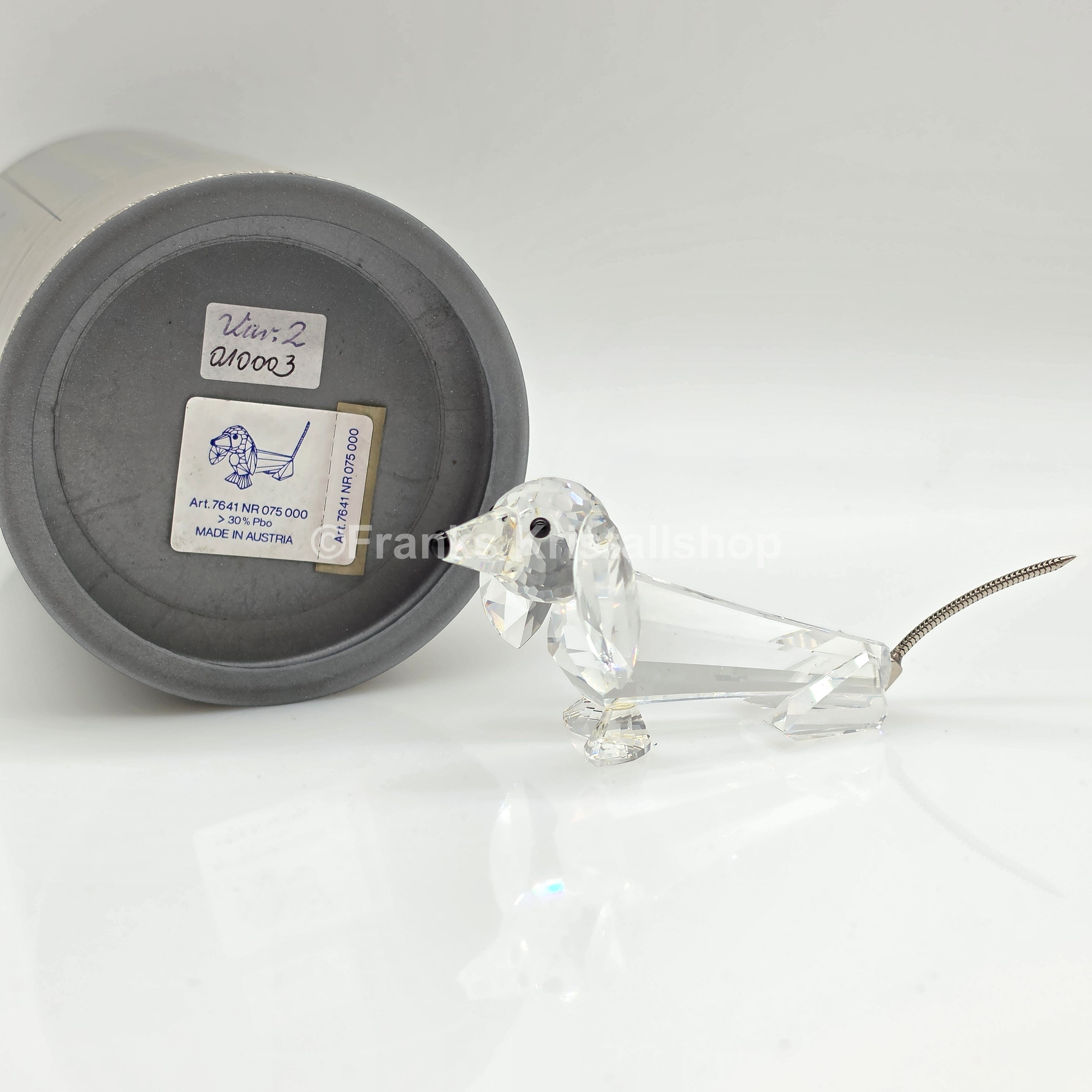 SWAROVSKI Dackel groß 010003 Var. 2 (flexibler Schwanz)
