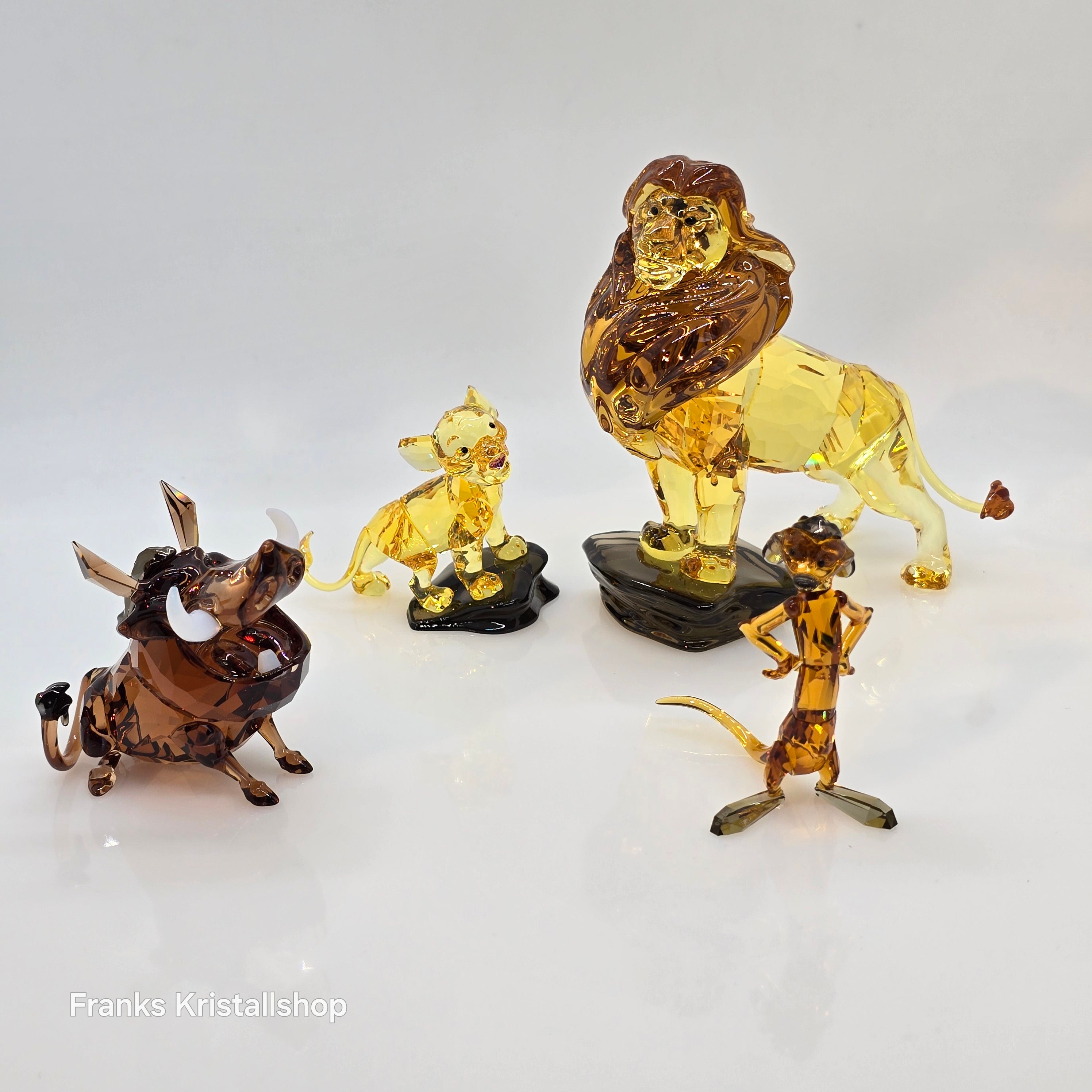 SWAROVSKI Disney Mufasa, Simba, Pumbaa, Timon - König der Löwen 5680Set