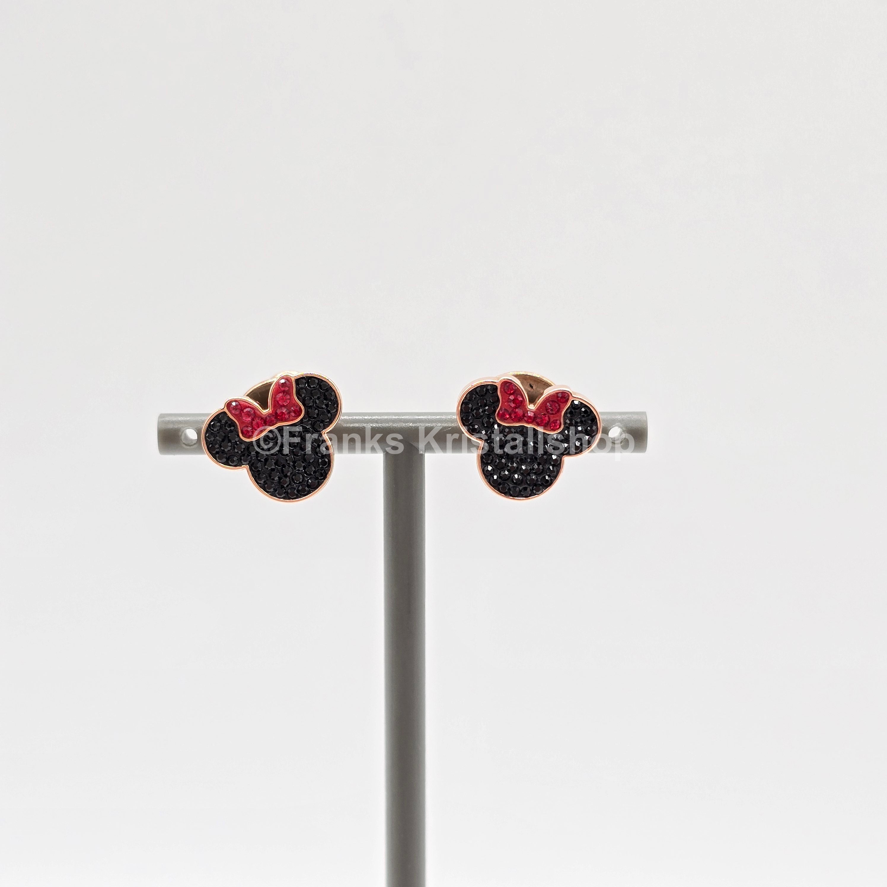 SWAROVSKI Disney Minnie Mouse Ohrstecker Mehrfarbig Roségold 5737561