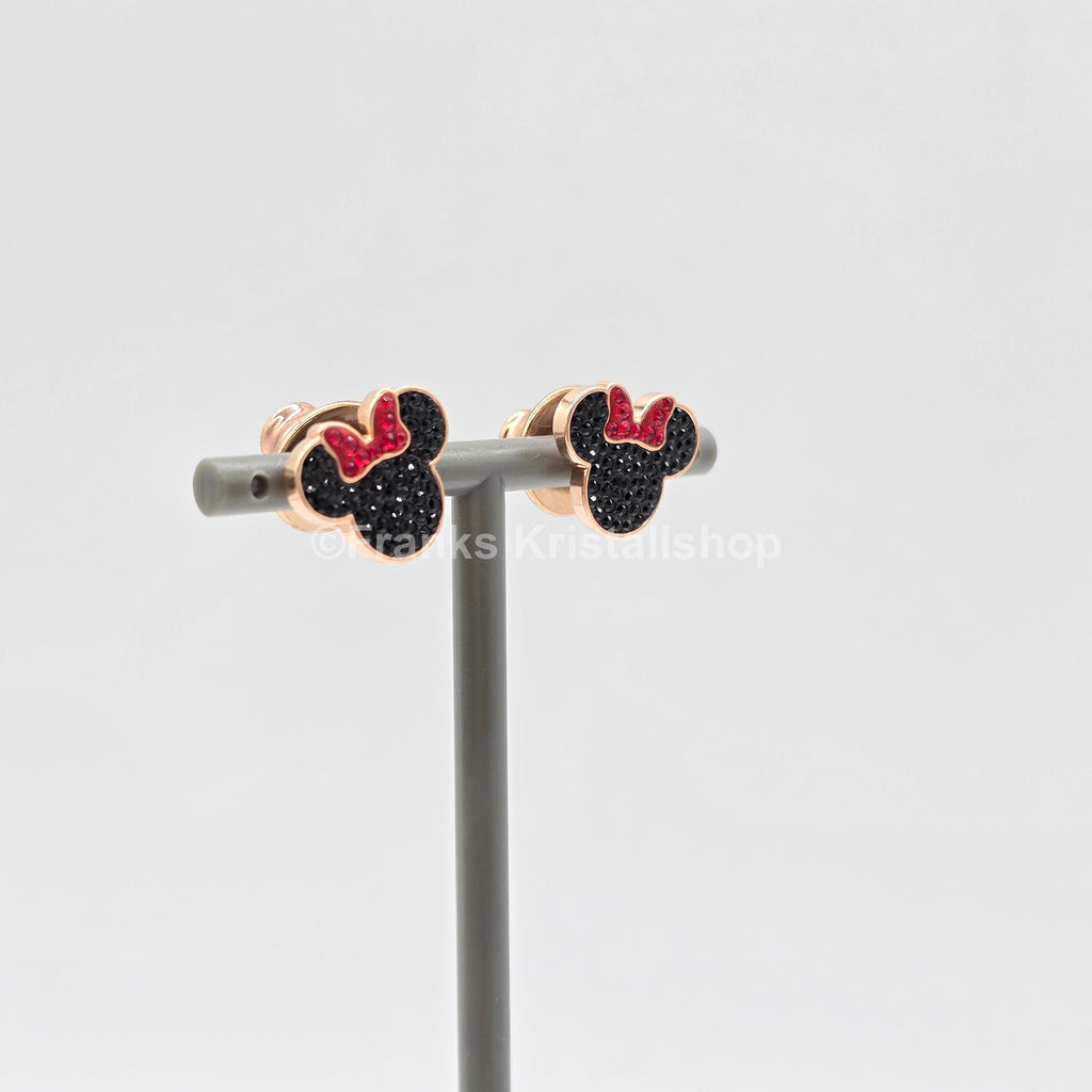 SWAROVSKI Disney Minnie Mouse Ohrstecker Mehrfarbig Roségold 5737561