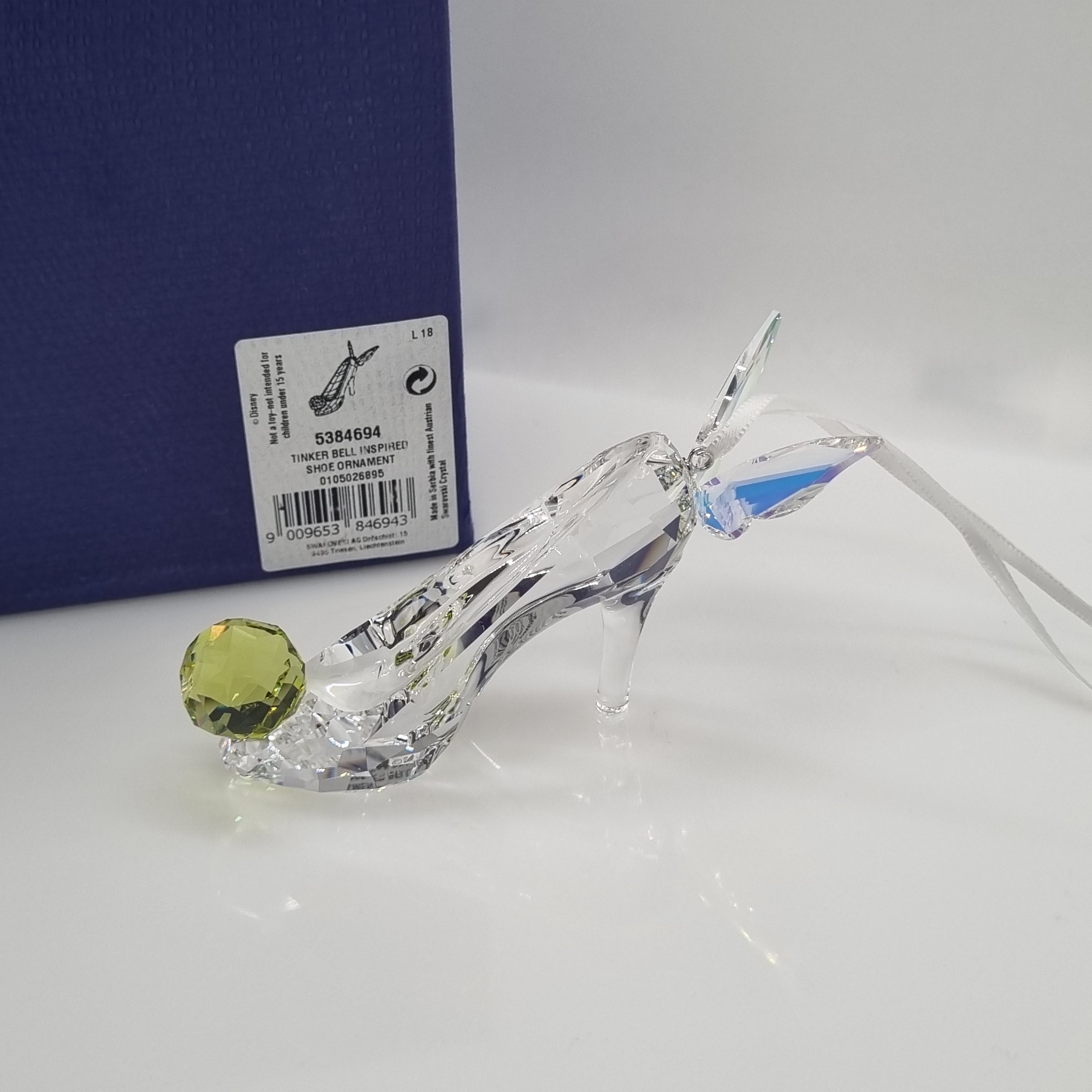 SWAROVSKI Disney Tinkerbell Schuh Ornament 5384694