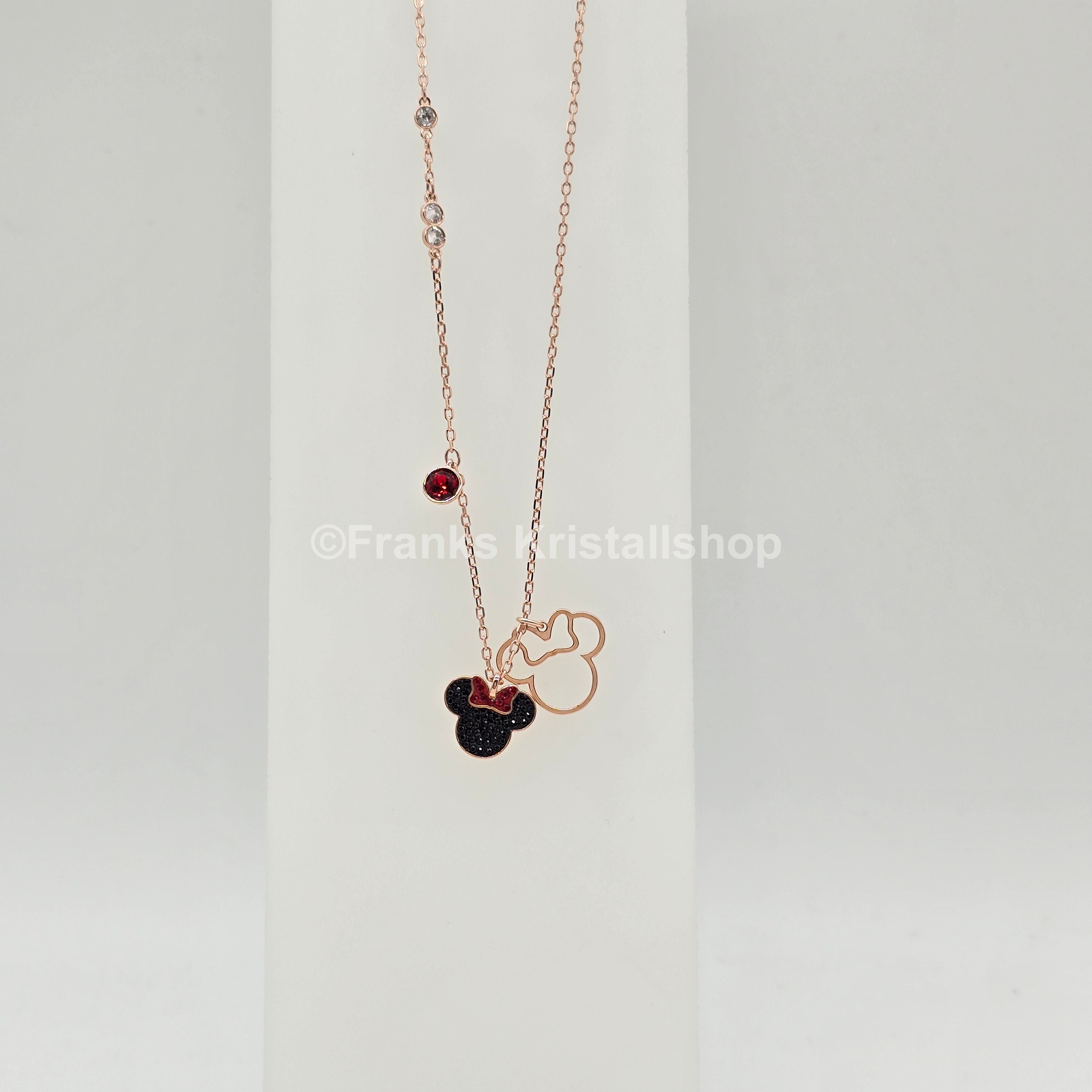 SWAROVSKI Disney Minnie Mouse Halskette Mehrfarbig Roségold 5737558