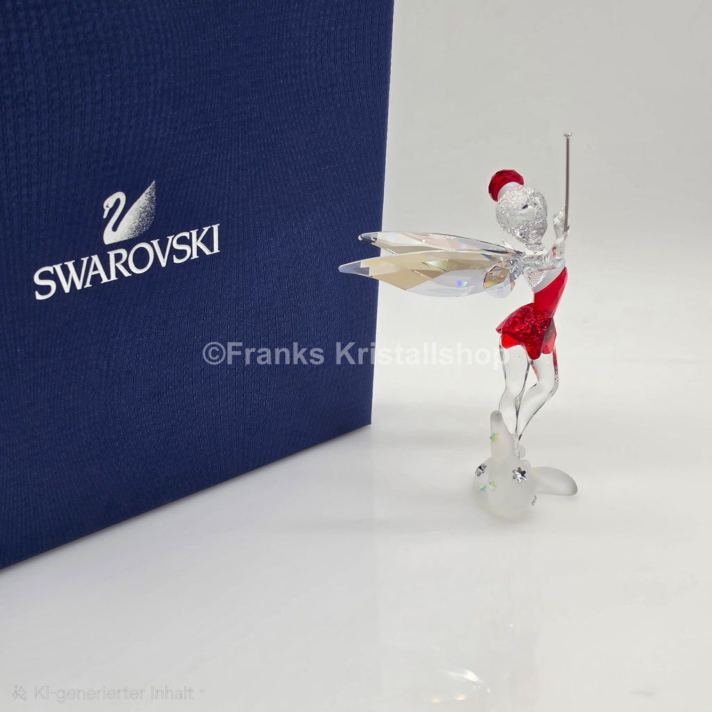 SWAROVSKI Disney Weihnachts Tinkerbell Rot 2012 Limitiert 1143621