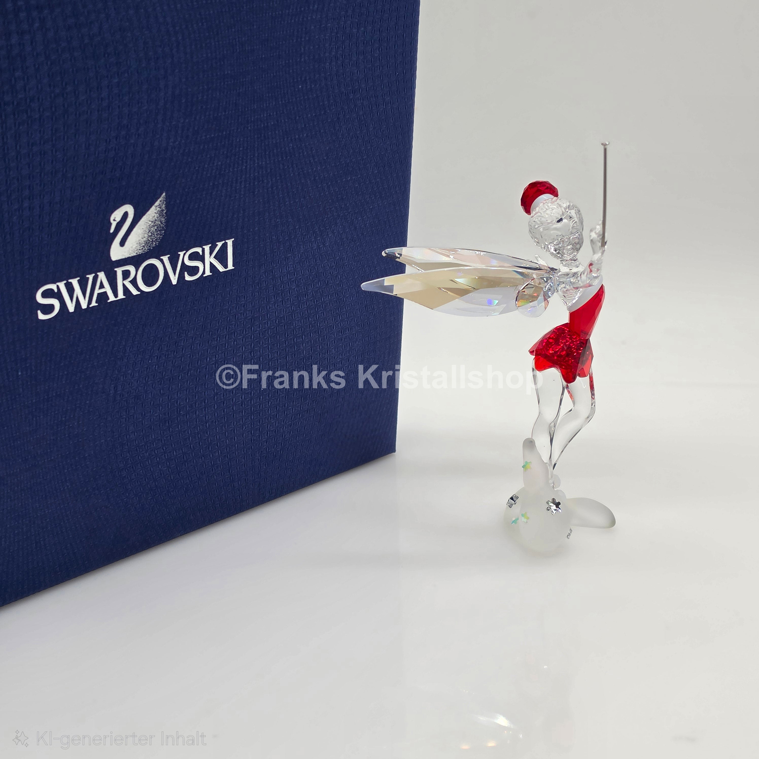SWAROVSKI Disney Weihnachts Tinkerbell Rot 2012 Limitiert 1143621