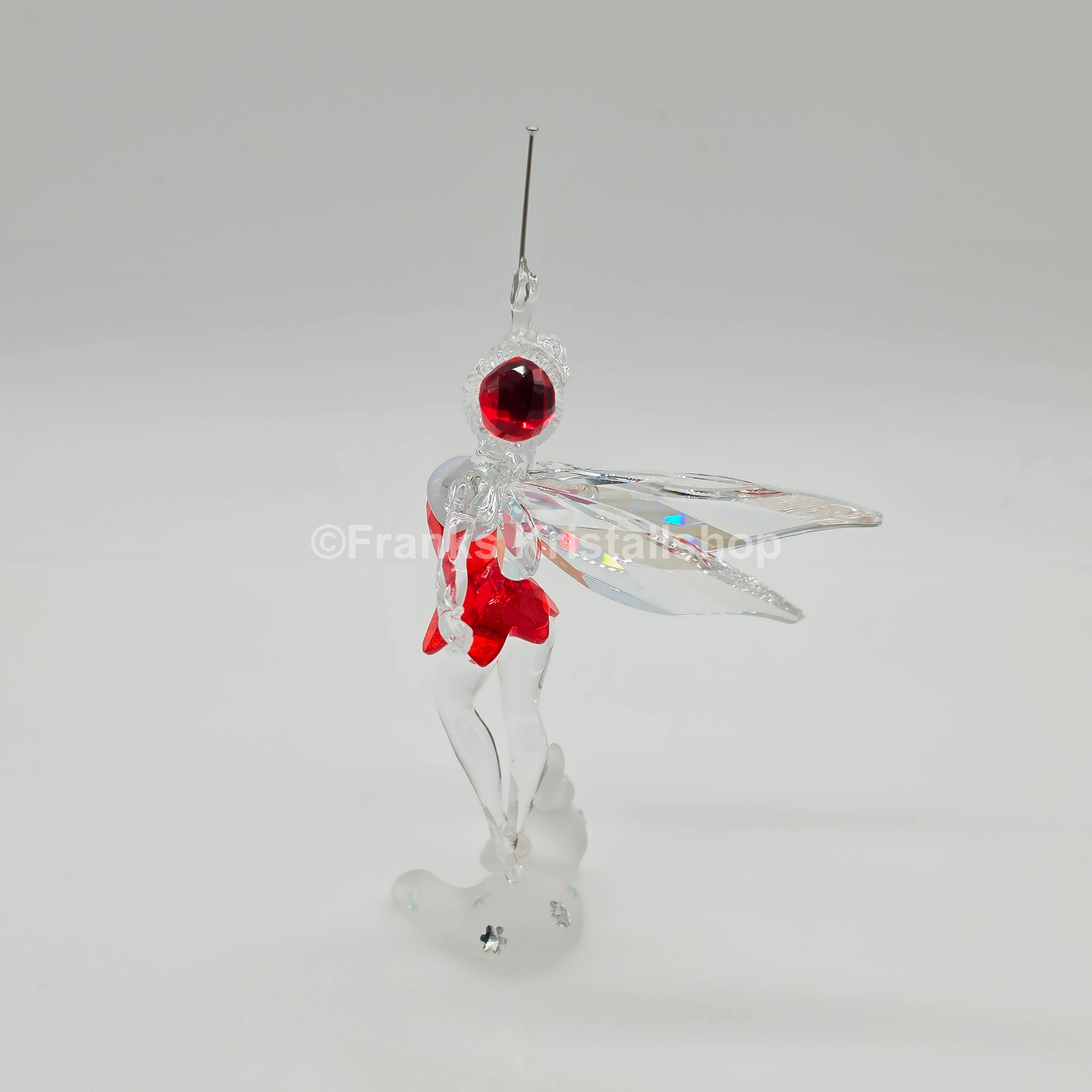 SWAROVSKI Disney Weihnachts Tinkerbell Rot 2012 Limitiert 1143621