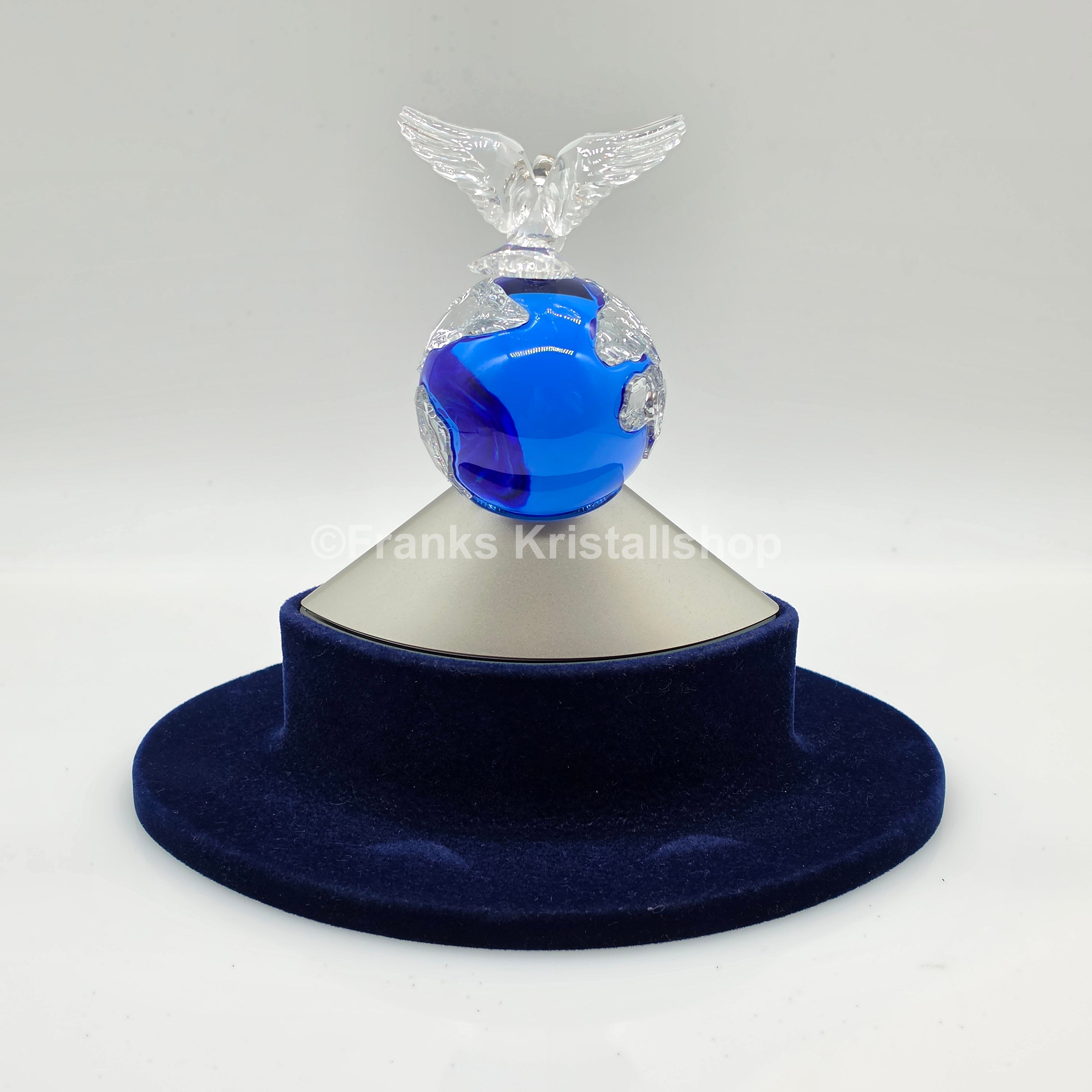 SWAROVSKI Display zu Taube auf Weltkugel UNICEF 2000 Millenium Planet 238986