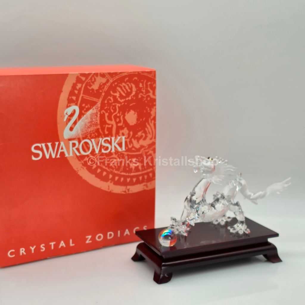 SWAROVSKI Drache mit Sockel und Kugel 238202