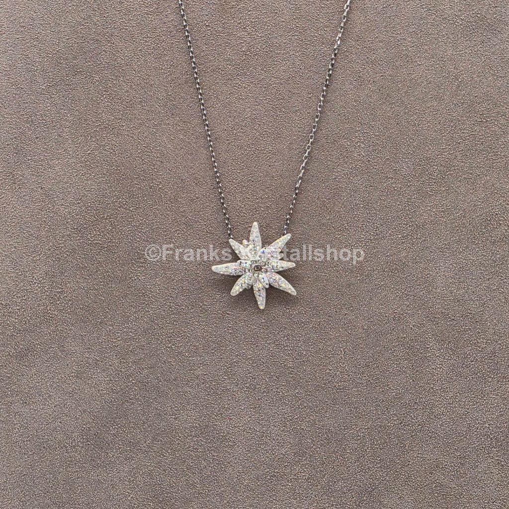 SWAROVSKI SCS Halskette Edelweiß, Weiß, Rhodiniert 5534887
