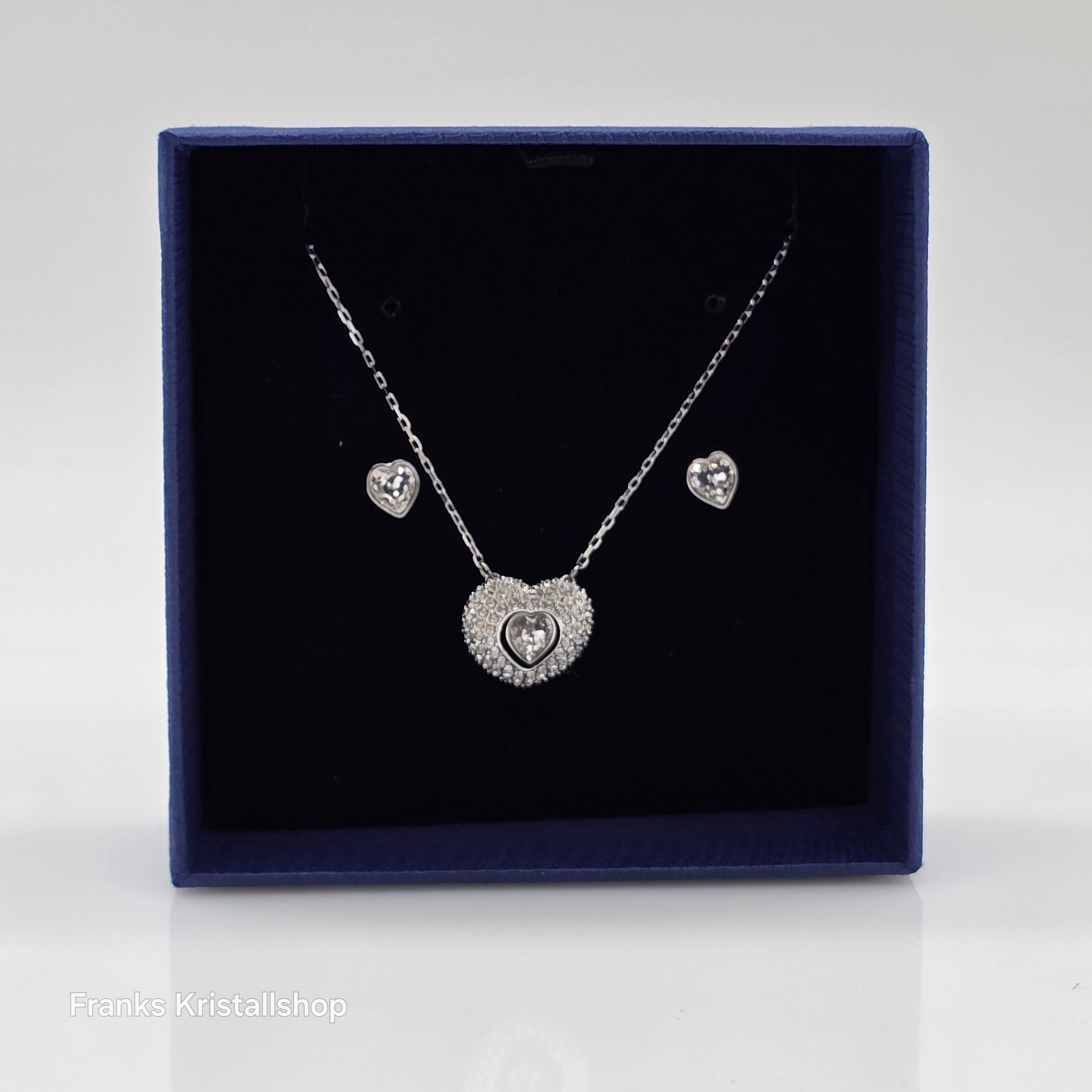 SWAROVSKI Enjoy Schmuckset Kette und Ohrringe, Rhodiniert 5188277